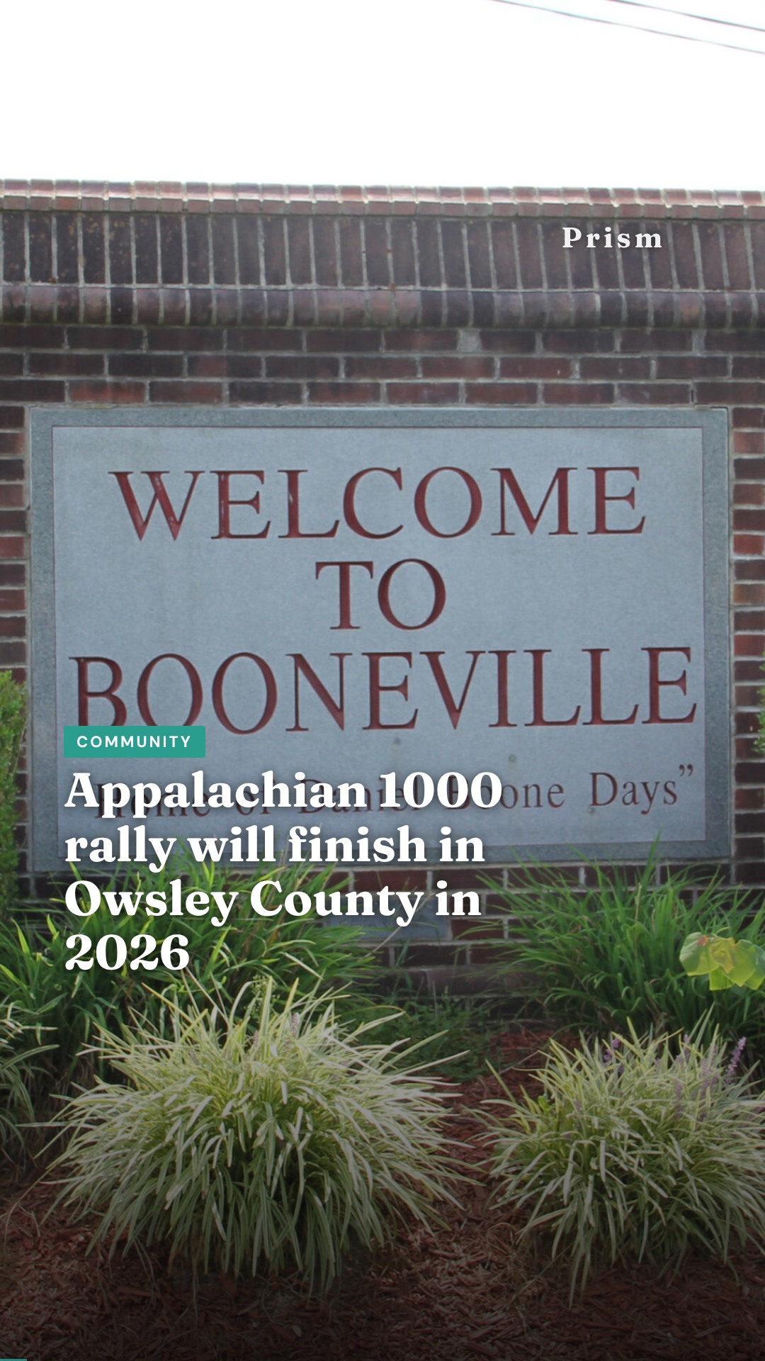 Appalachian 1000 rally will finish in Owsley County in 2026