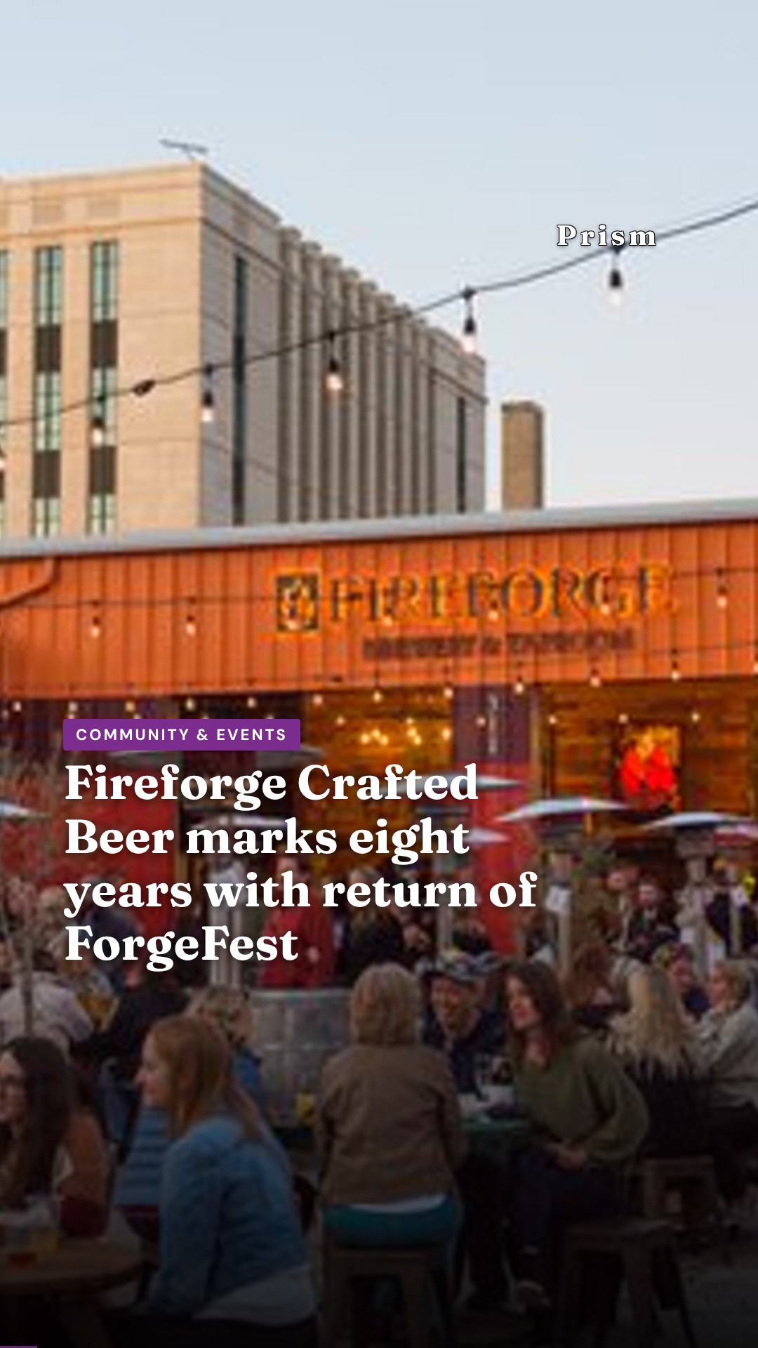 Fireforge Crafted Beer marks eight years with return of ForgeFest