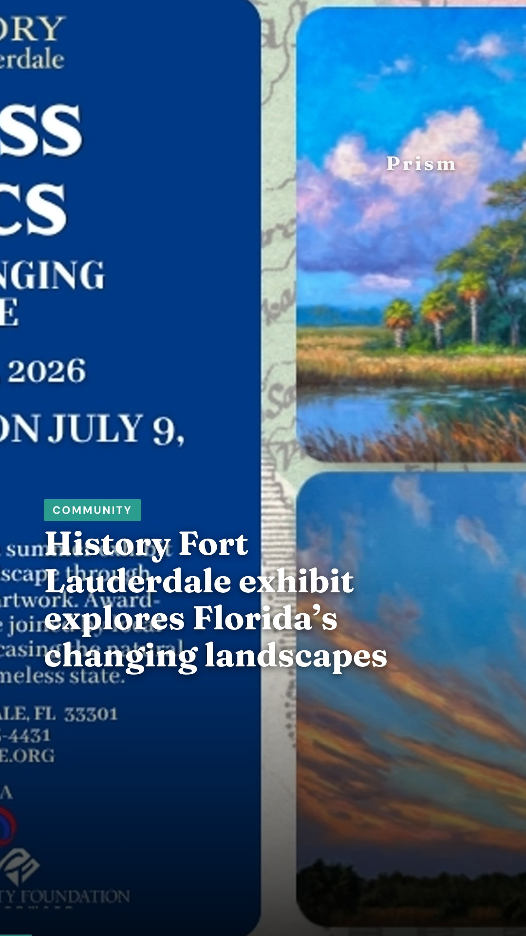 History Fort Lauderdale exhibit explores Florida’s changing landscapes
