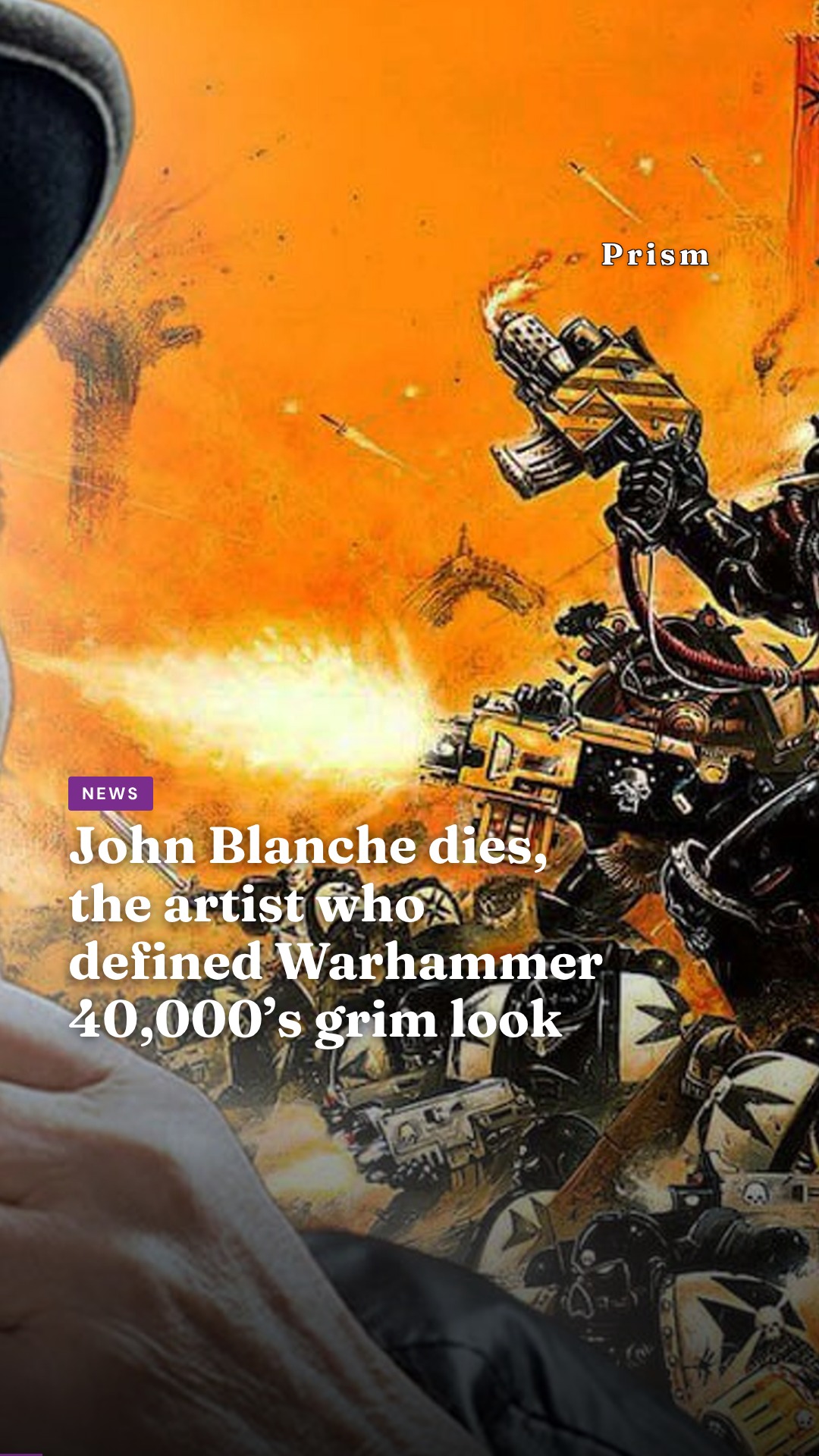 John Blanche dies, the artist who defined Warhammer 40,000’s grim look