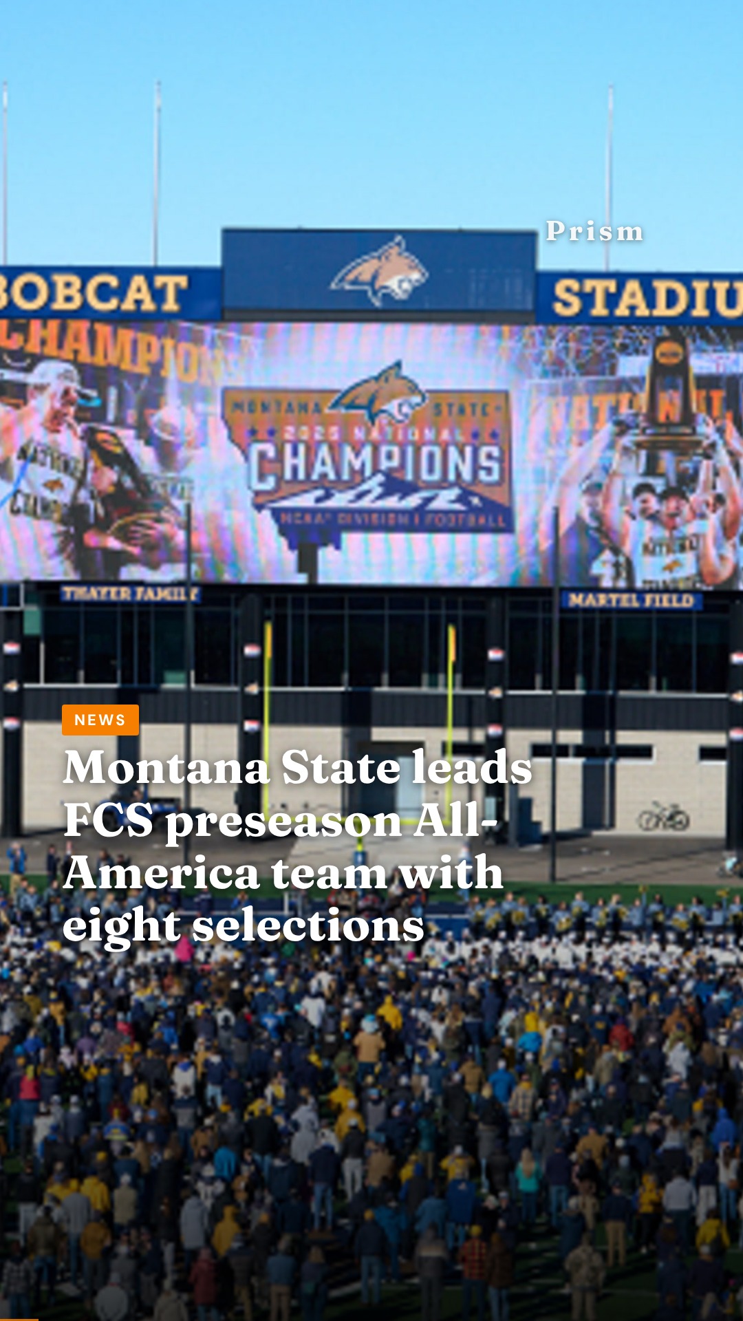 Montana State leads FCS preseason All-America team with eight selections