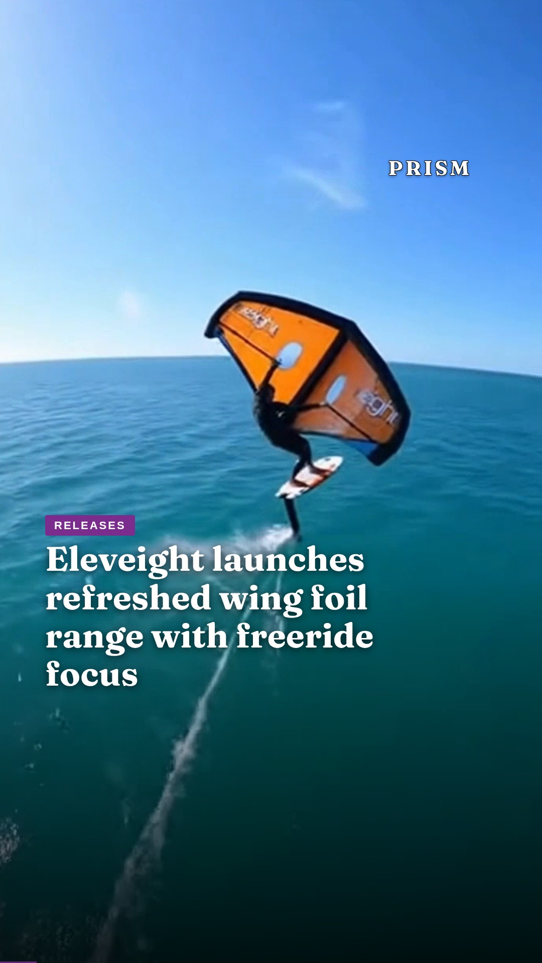 Eleveight launches refreshed wing foil range with freeride focus