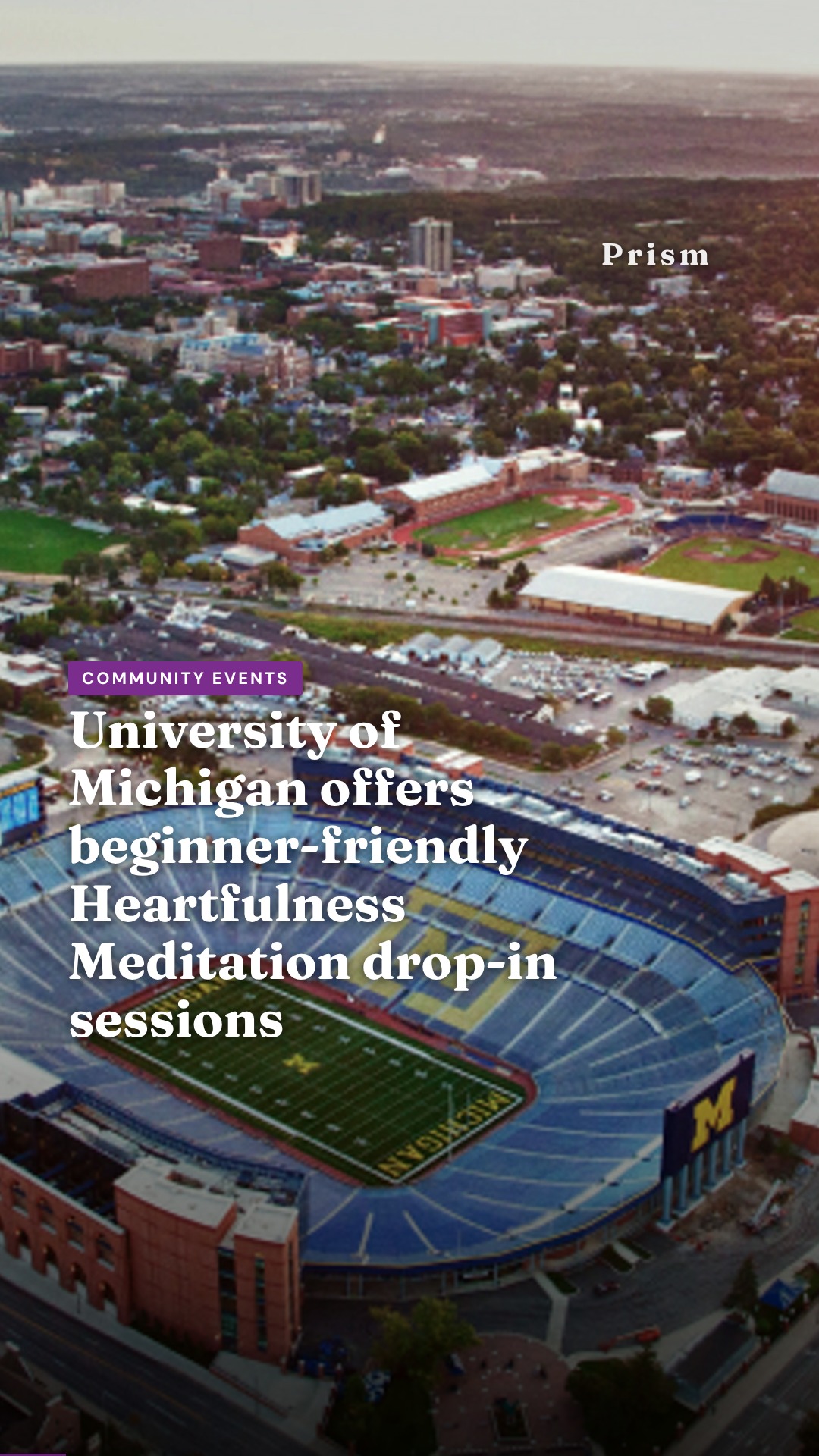 University of Michigan offers beginner-friendly Heartfulness Meditation drop-in sessions