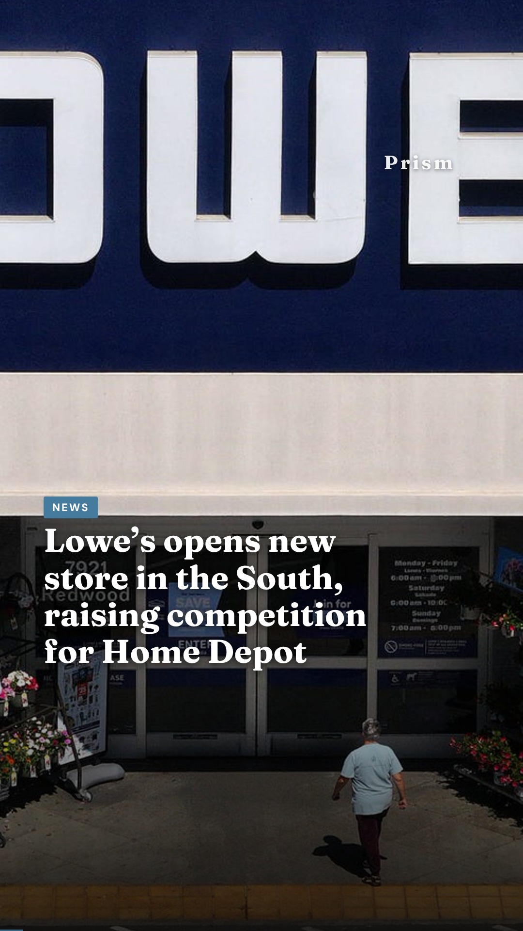 Lowe’s opens new store in the South, raising competition for Home Depot