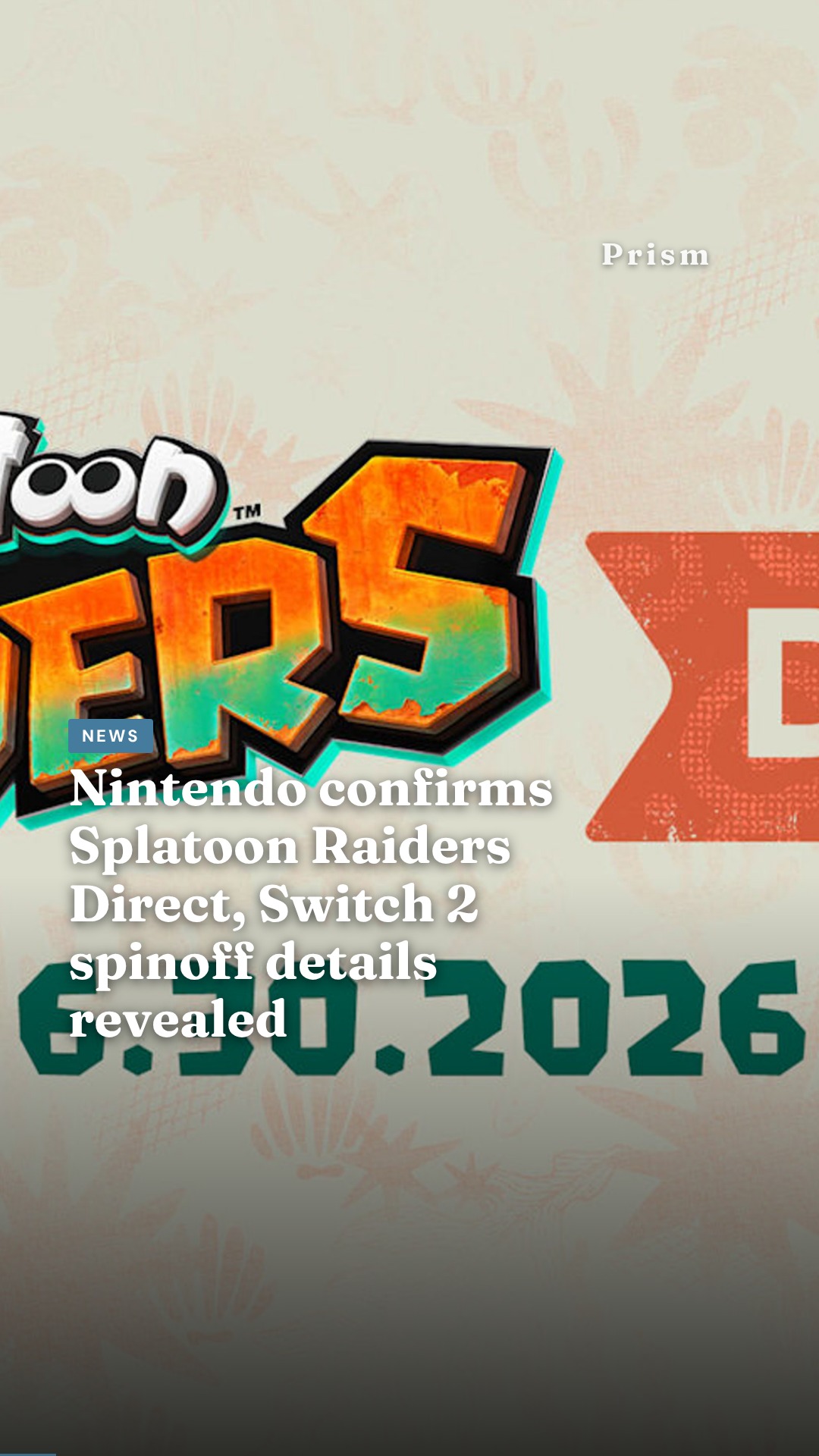 Nintendo confirms Splatoon Raiders Direct, Switch 2 spinoff details revealed