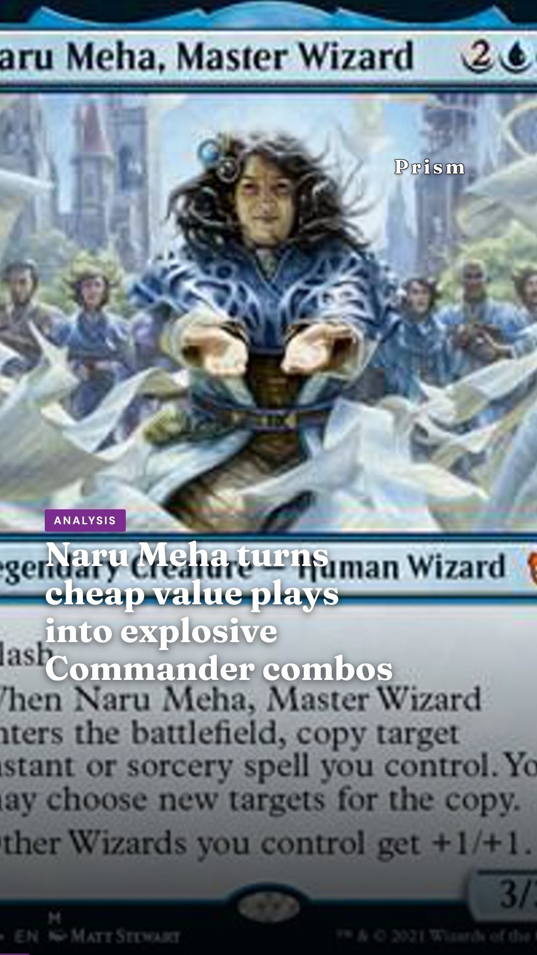 Naru Meha turns cheap value plays into explosive Commander combos