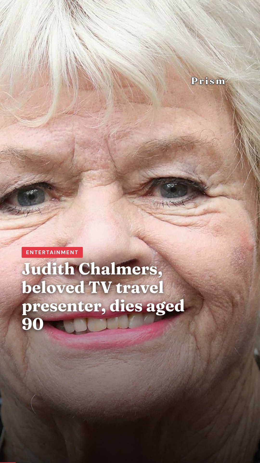 Judith Chalmers, beloved TV travel presenter, dies aged 90
