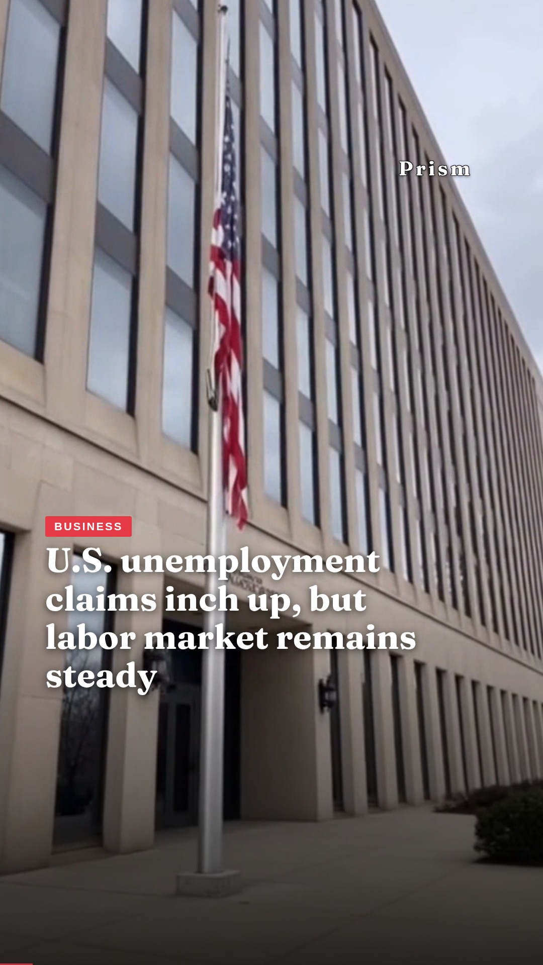 U.S. unemployment claims inch up, but labor market remains steady