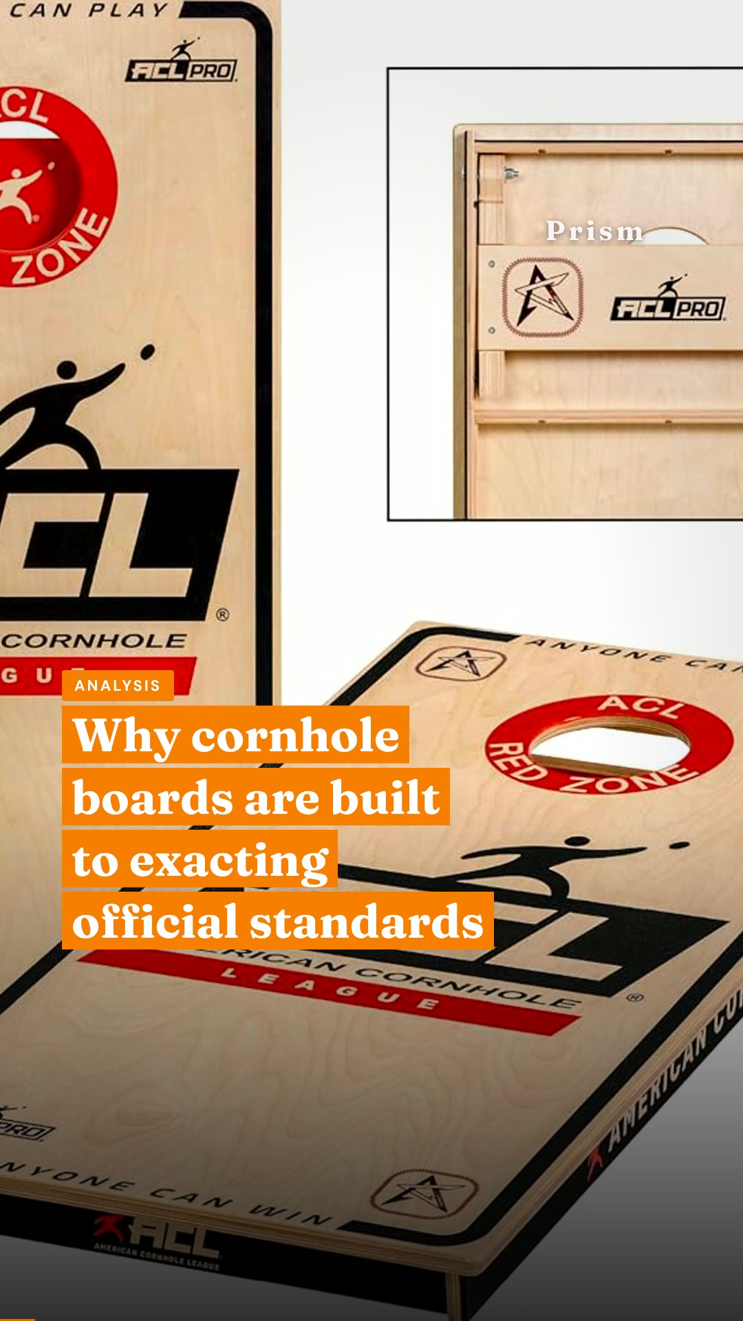 Why cornhole boards are built to exacting official standards