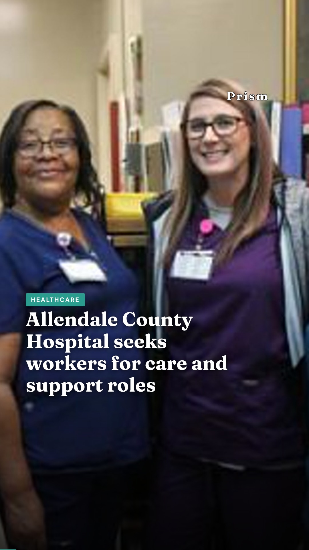 Allendale County Hospital seeks workers for care and support roles