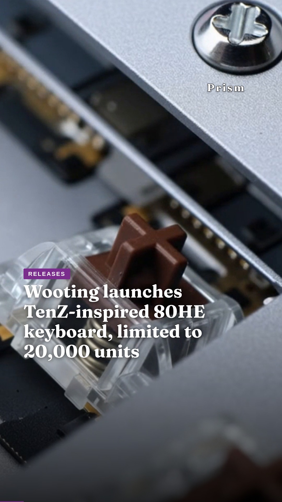 Wooting launches TenZ-inspired 80HE keyboard, limited to 20,000 units