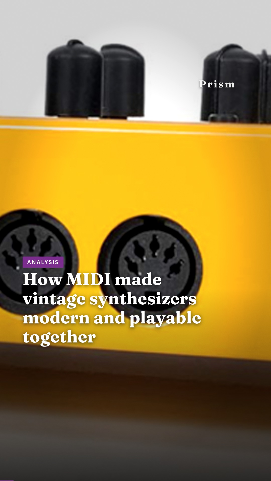 How MIDI made vintage synthesizers modern and playable together