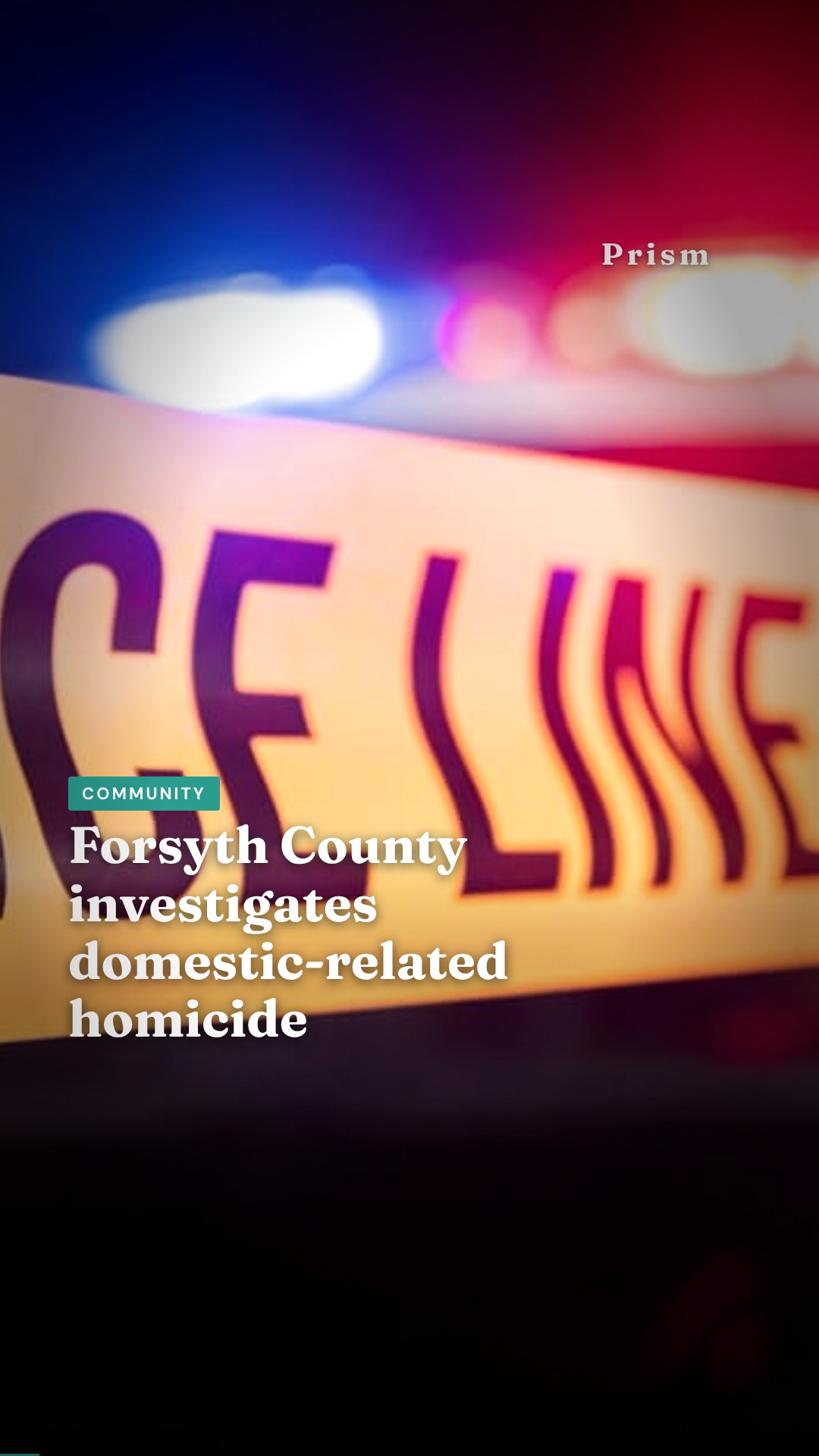 Forsyth County investigates domestic-related homicide