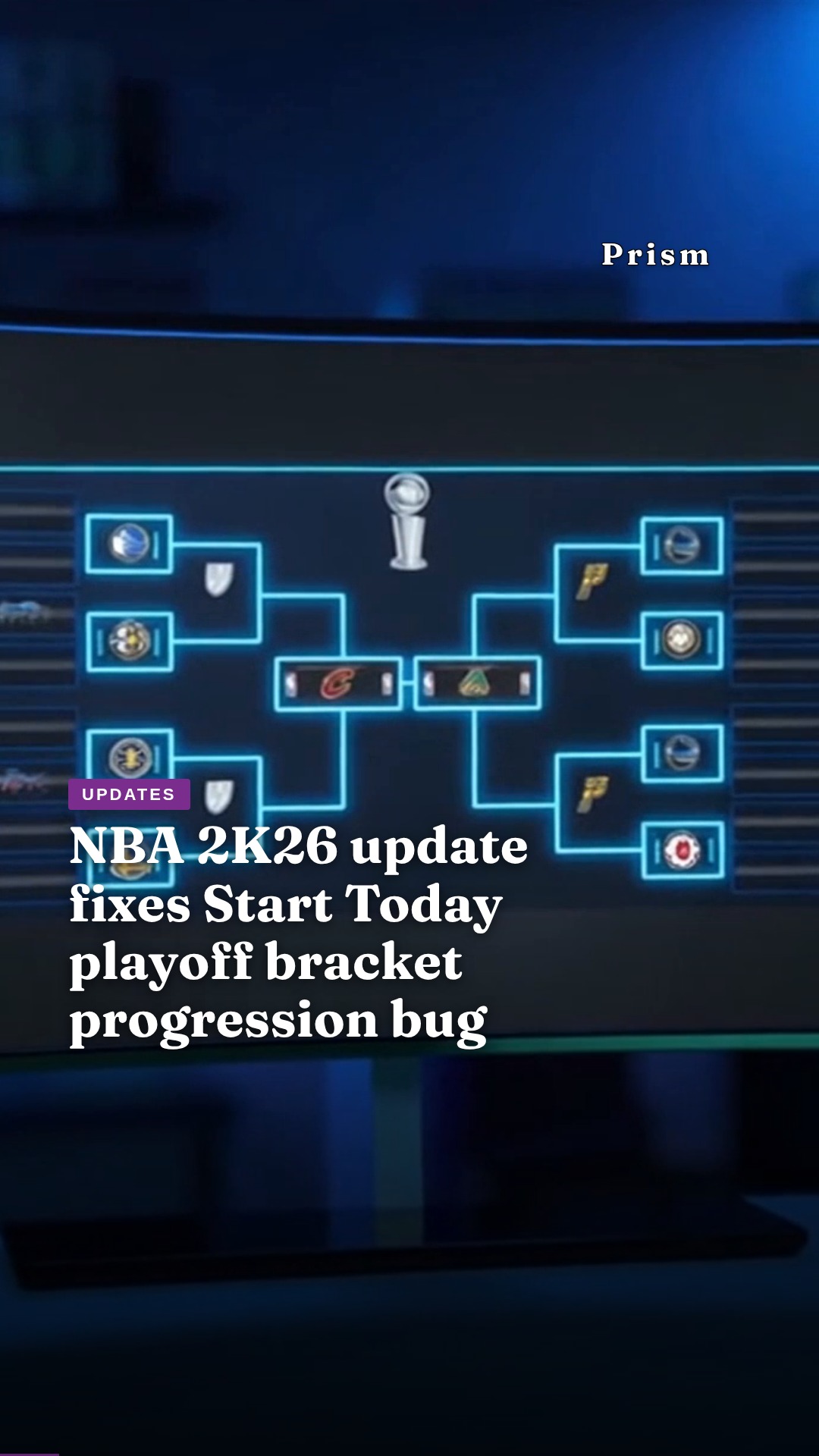 NBA 2K26 update fixes Start Today playoff bracket progression bug