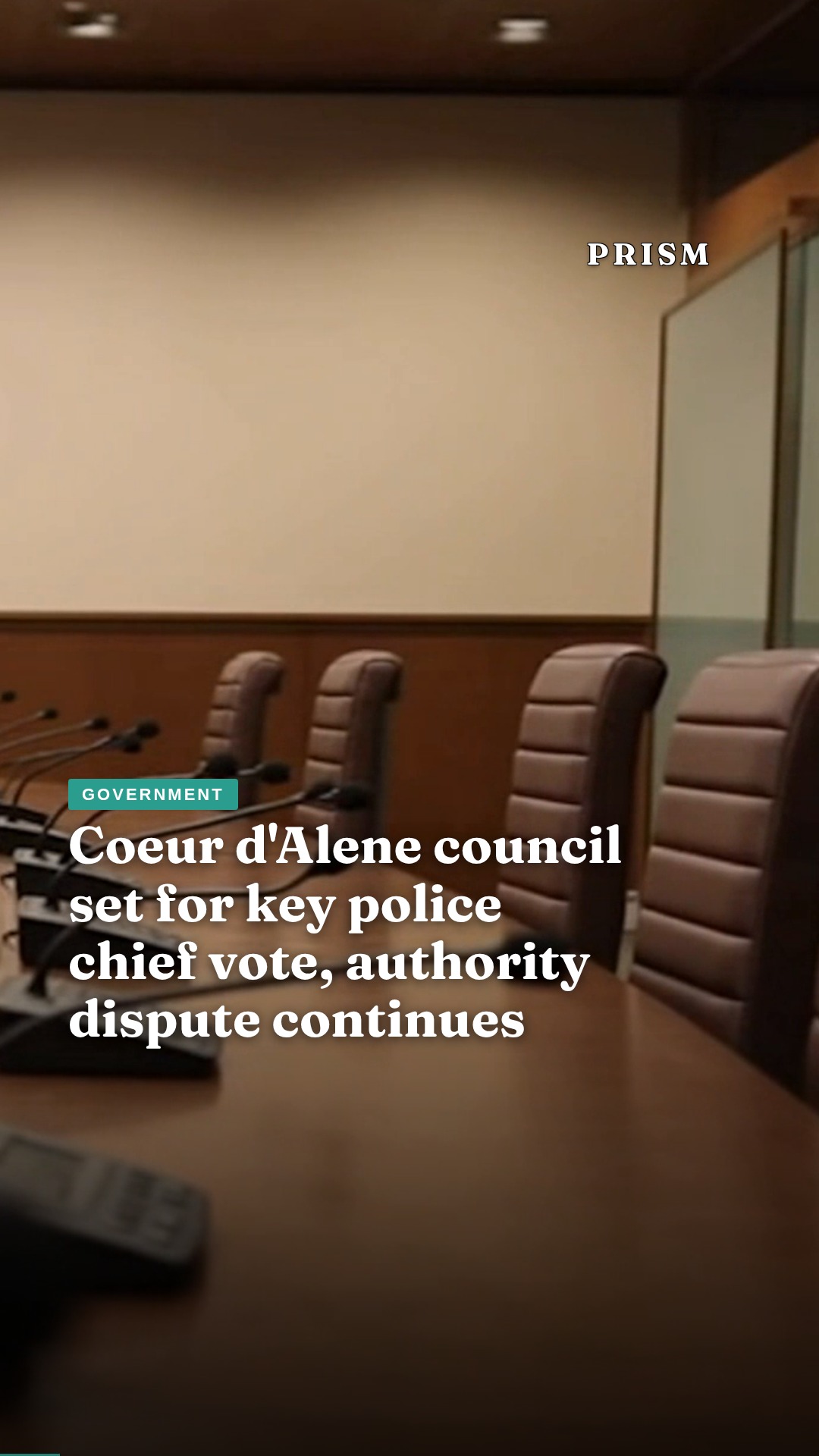 Coeur d'Alene council set for key police chief vote, authority dispute continues