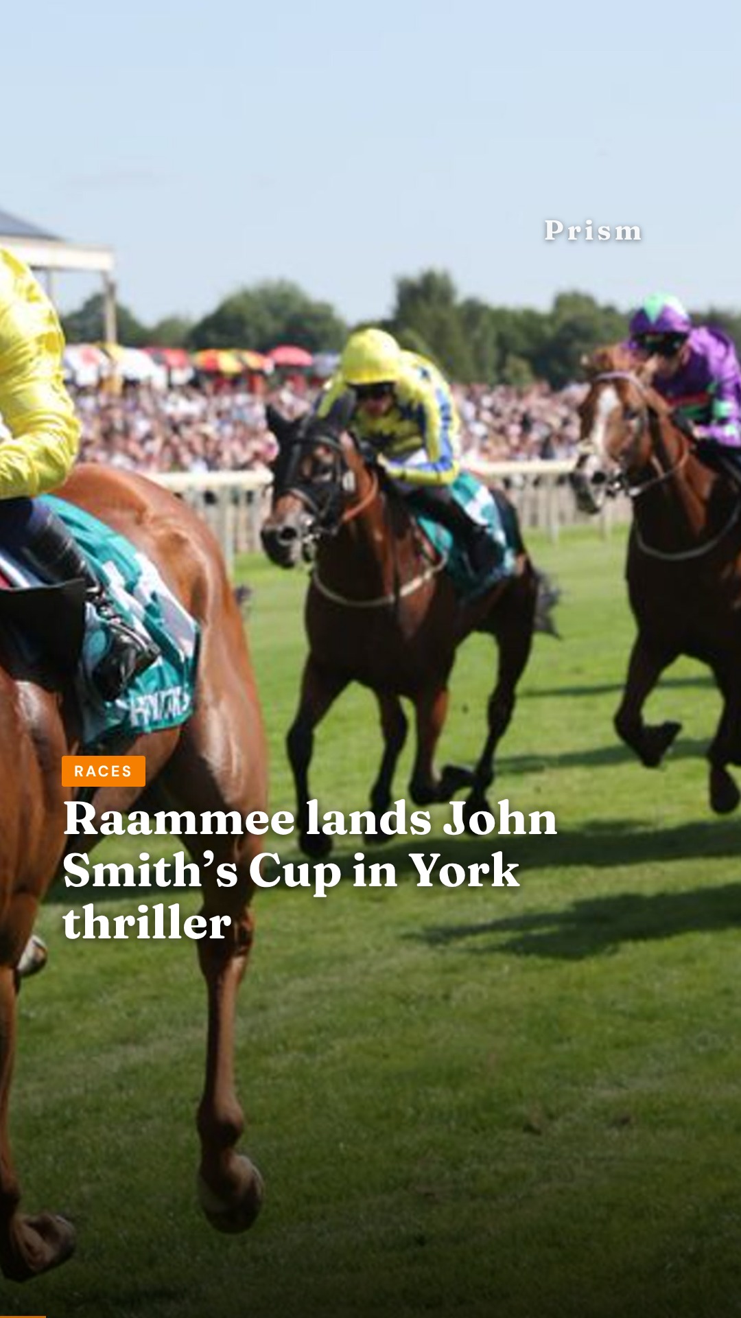 Raammee lands John Smith’s Cup in York thriller