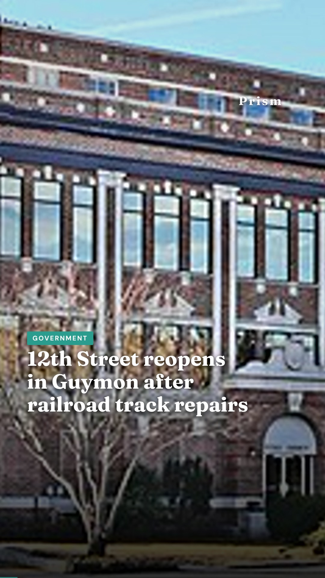 12th Street reopens in Guymon after railroad track repairs