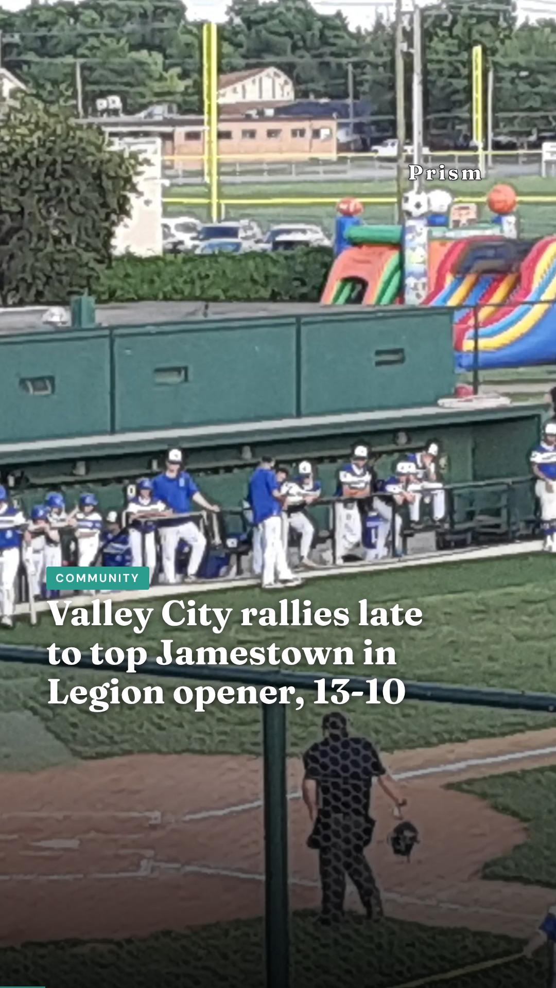 Valley City rallies late to top Jamestown in Legion opener, 13-10