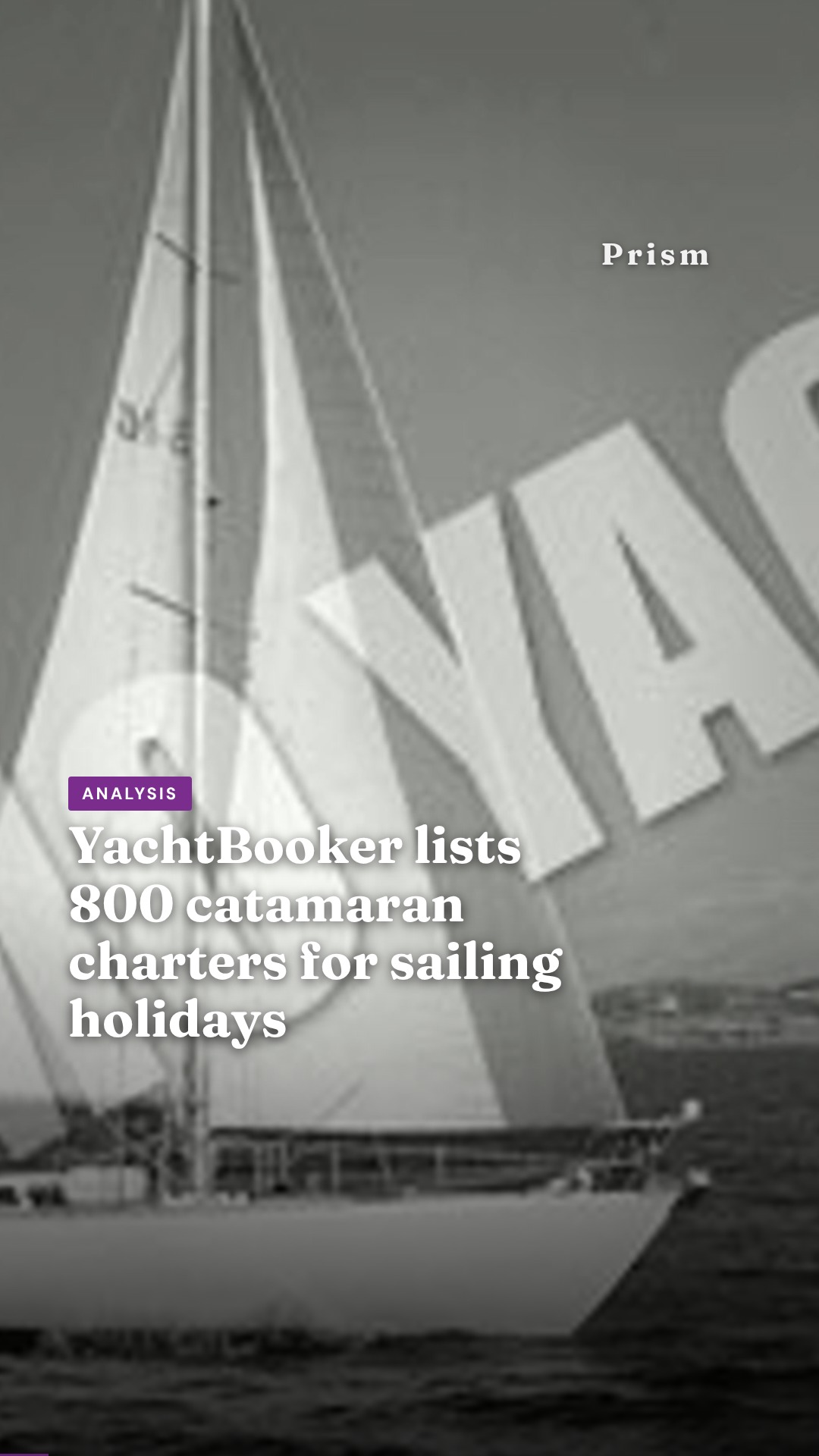 YachtBooker lists 800 catamaran charters for sailing holidays