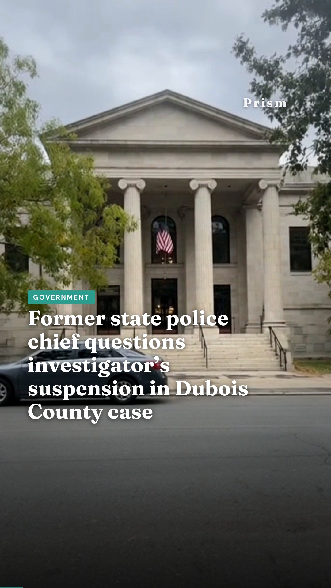 Former state police chief questions investigator’s suspension in Dubois County case