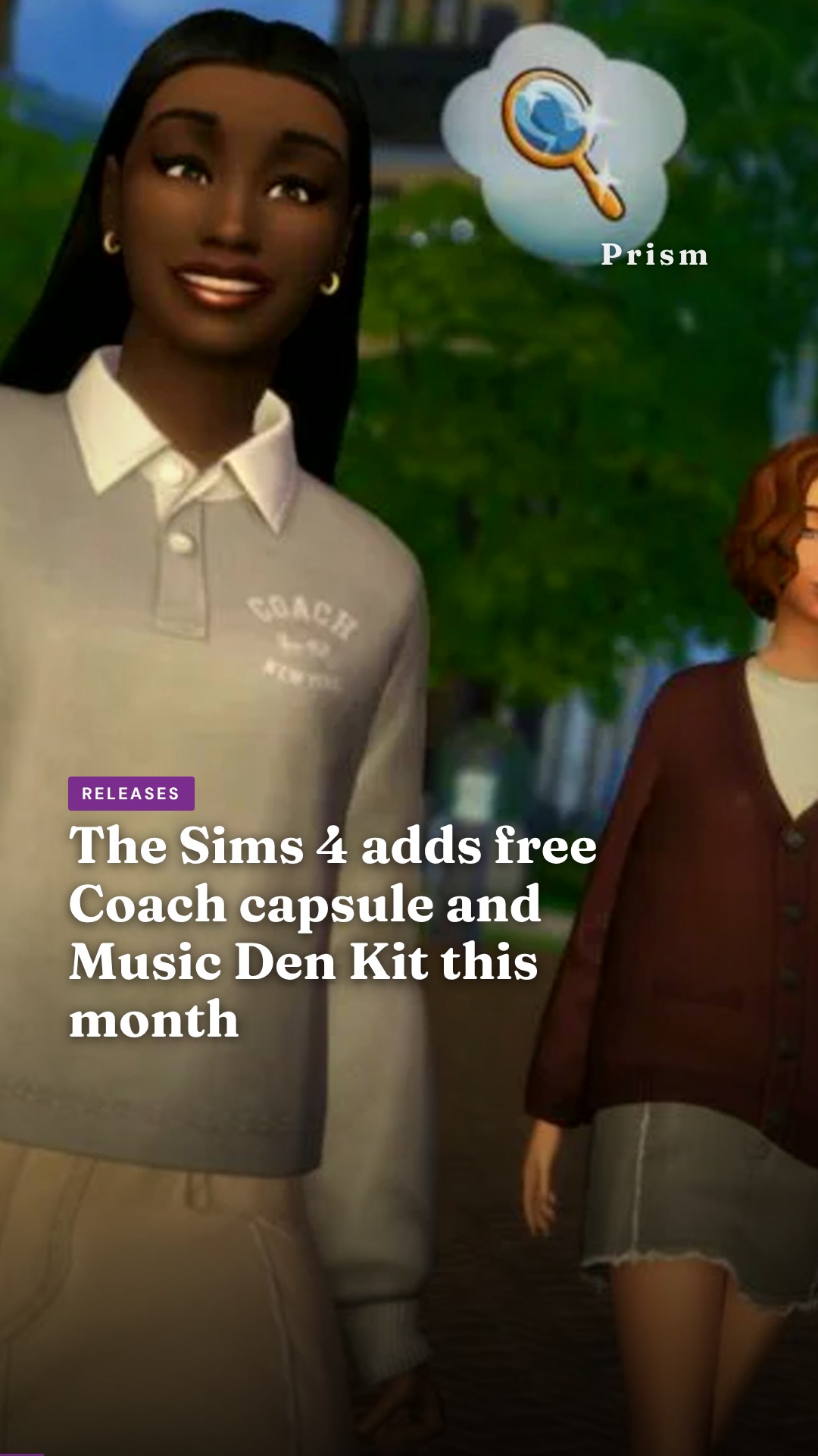 The Sims 4 adds free Coach capsule and Music Den Kit this month