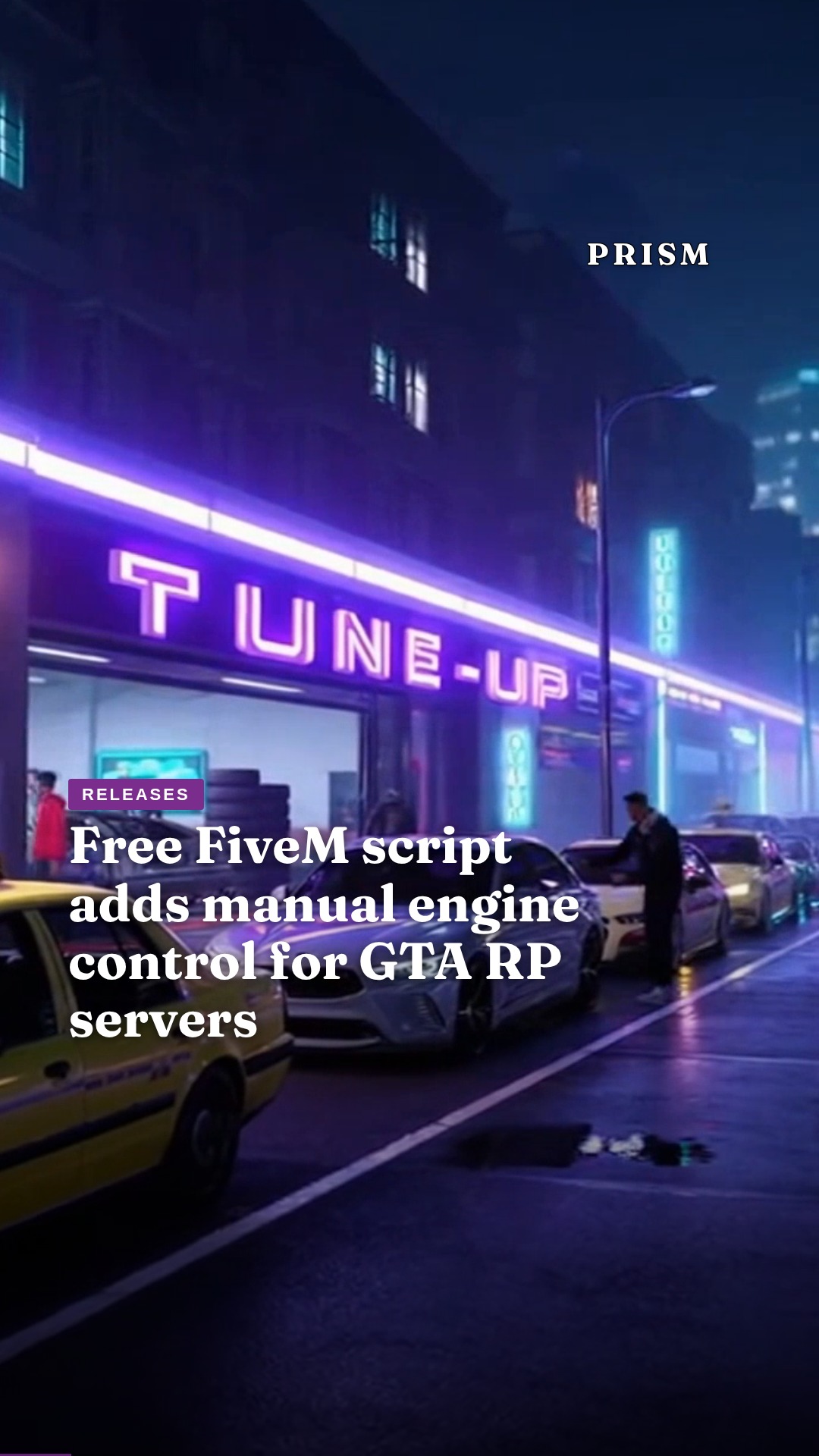 Free FiveM script adds manual engine control for GTA RP servers