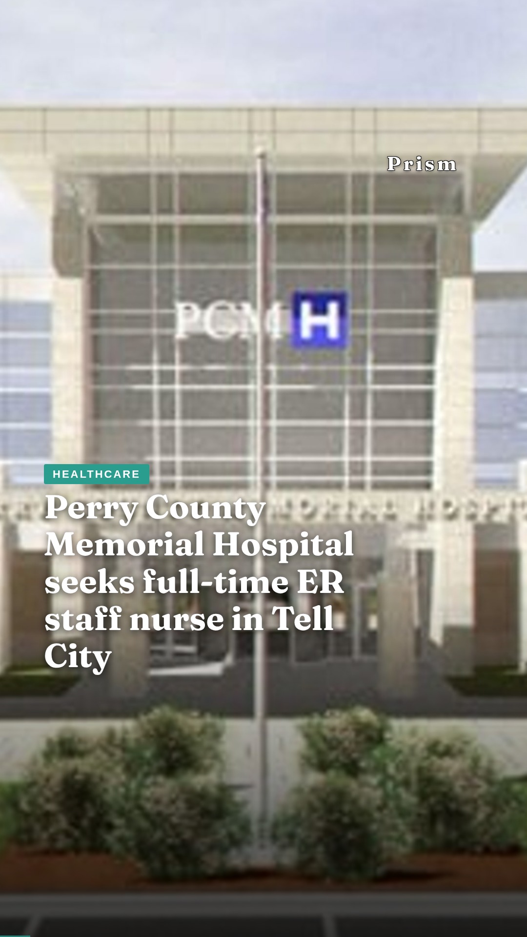 Perry County Memorial Hospital seeks full-time ER staff nurse in Tell City