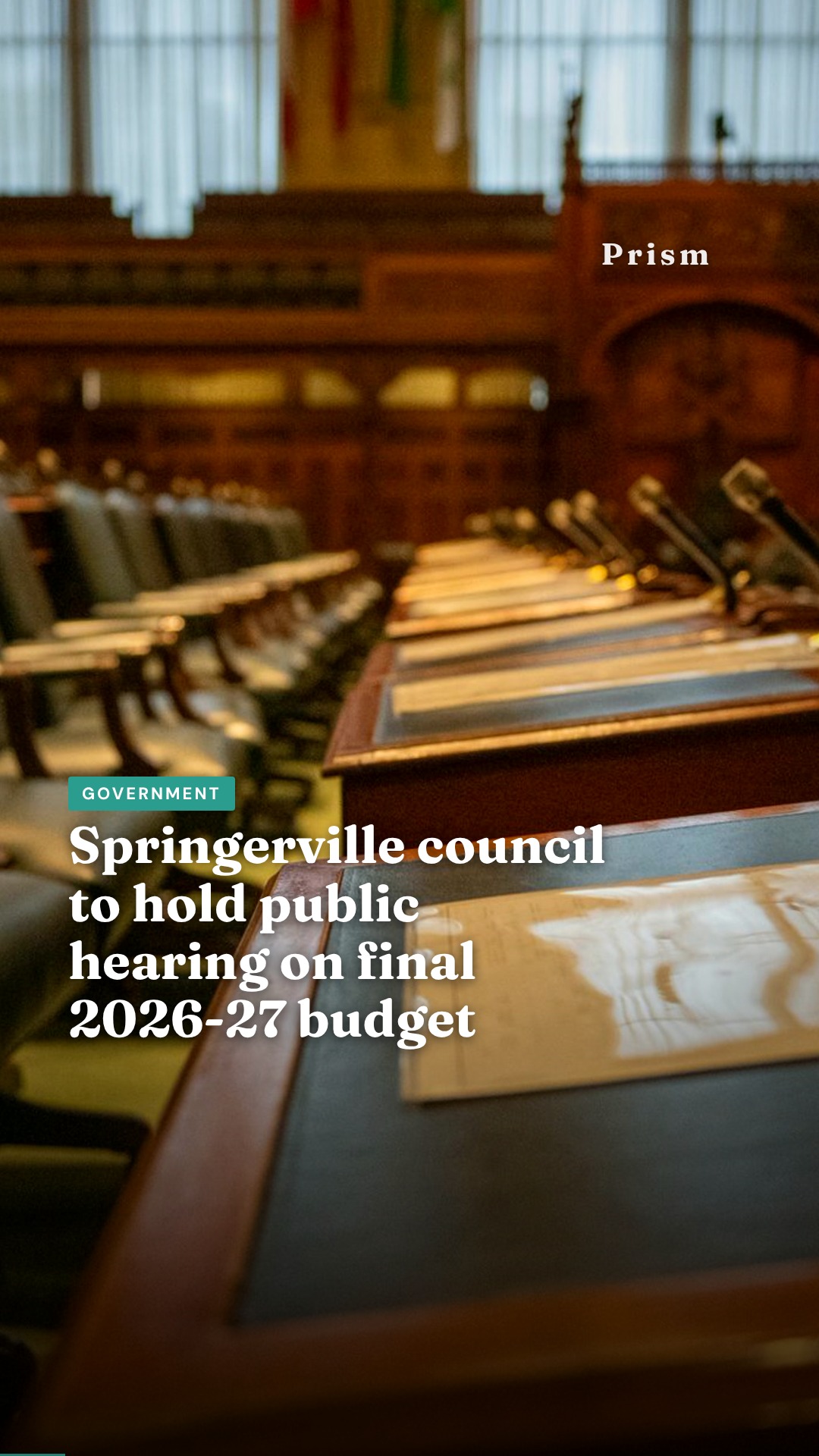 Springerville council to hold public hearing on final 2026-27 budget
