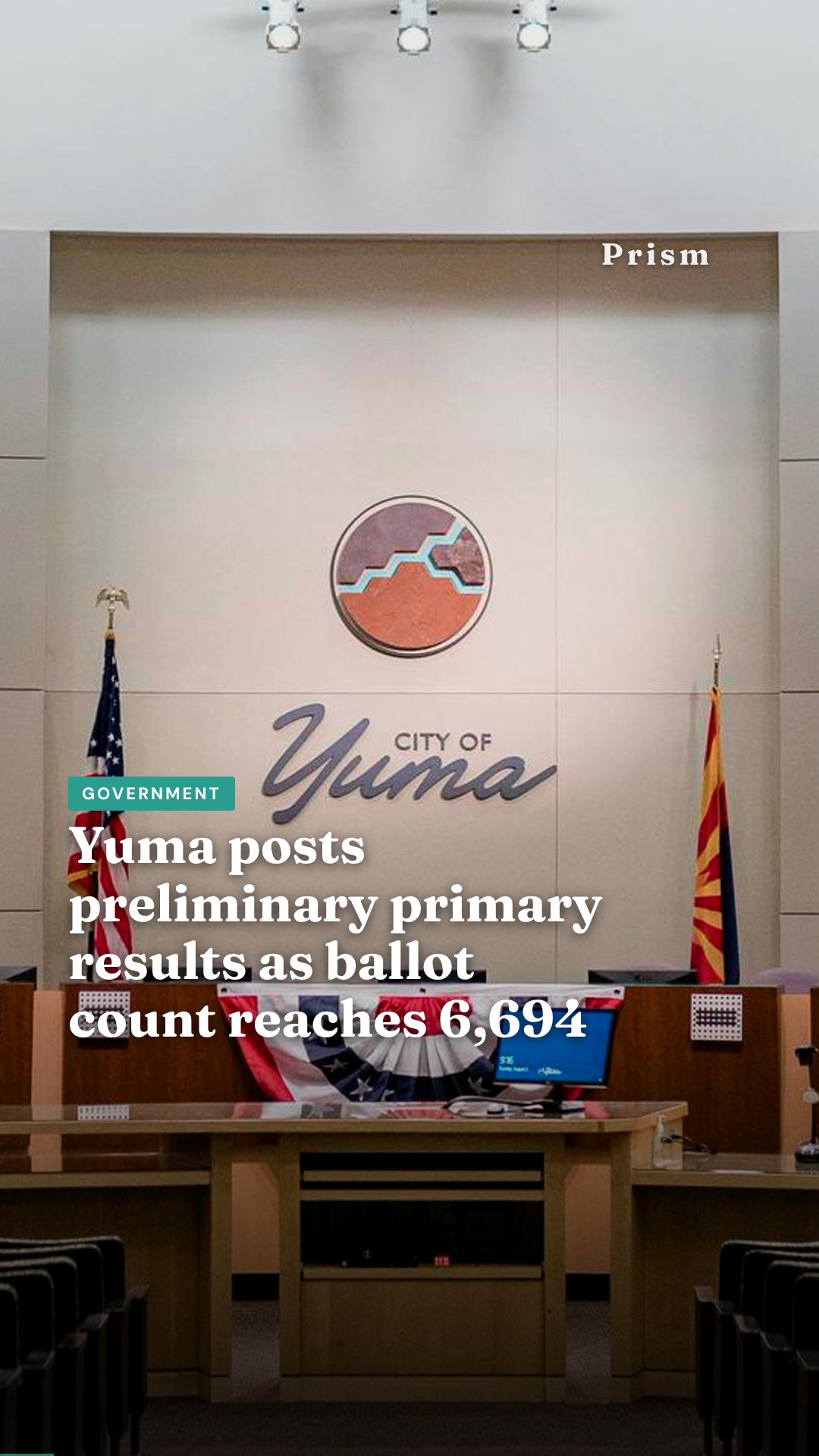 Yuma posts preliminary primary results as ballot count reaches 6,694
