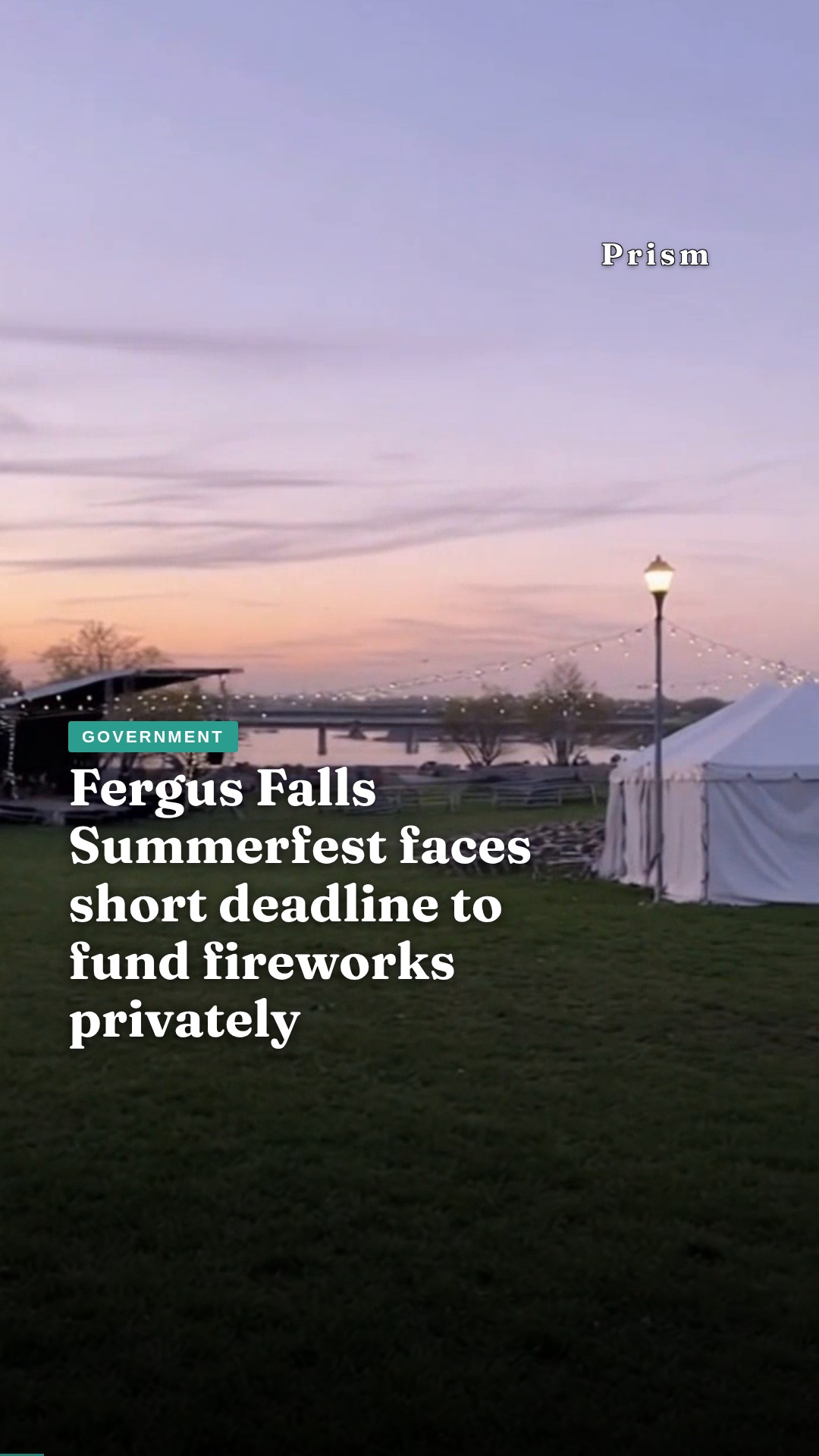 Fergus Falls Summerfest faces short deadline to fund fireworks privately