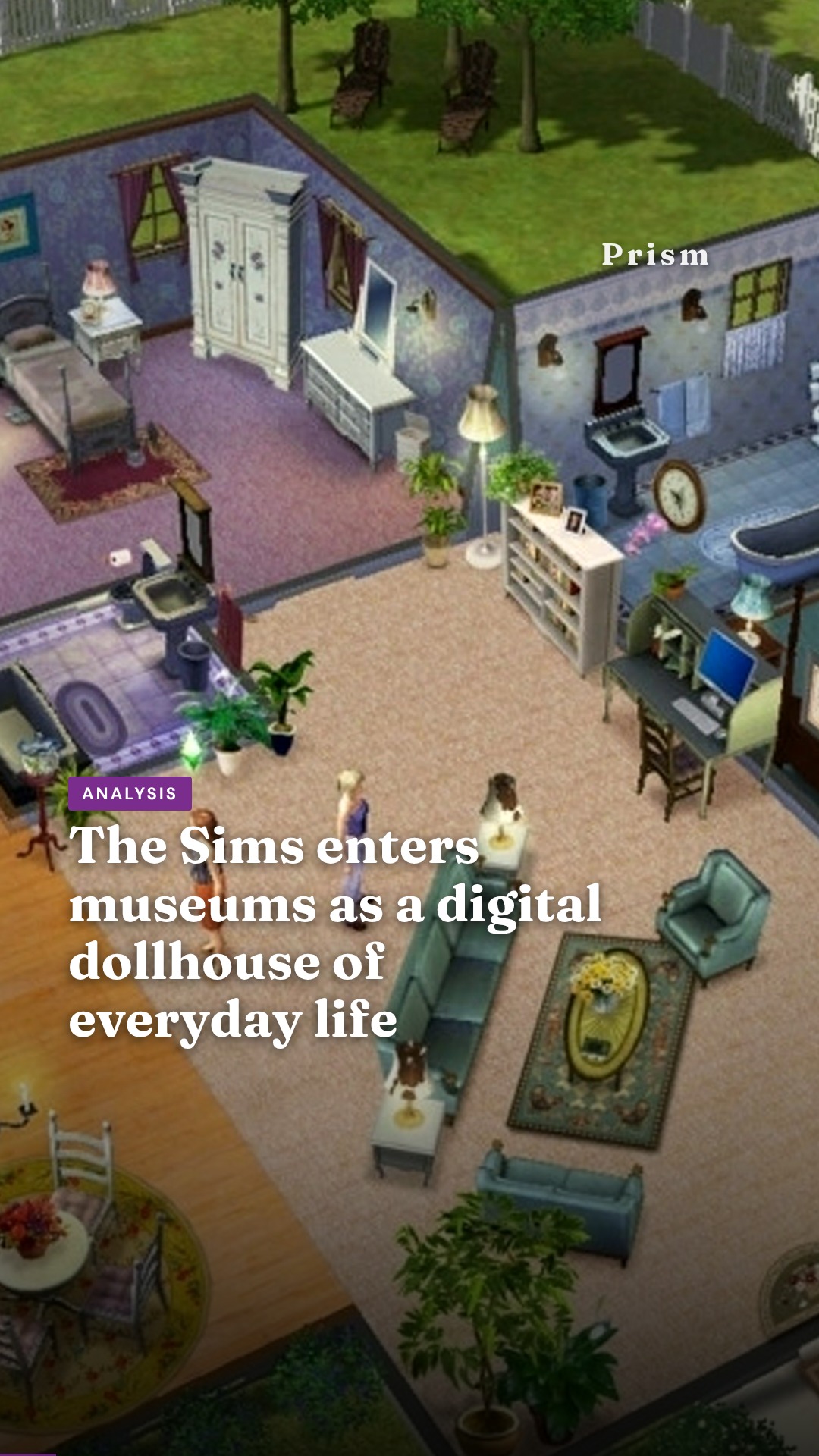 The Sims enters museums as a digital dollhouse of everyday life