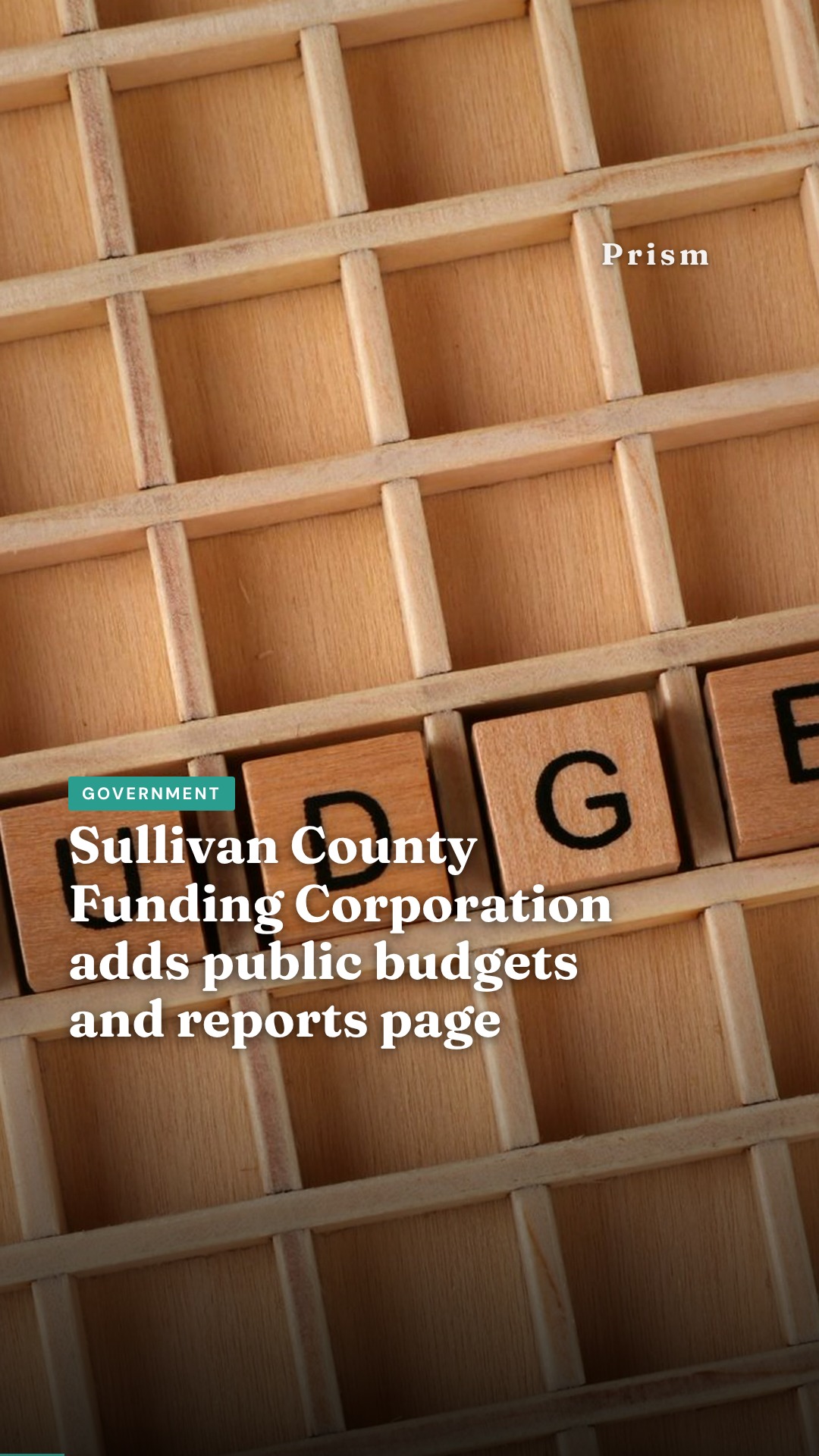 Sullivan County Funding Corporation adds public budgets and reports page