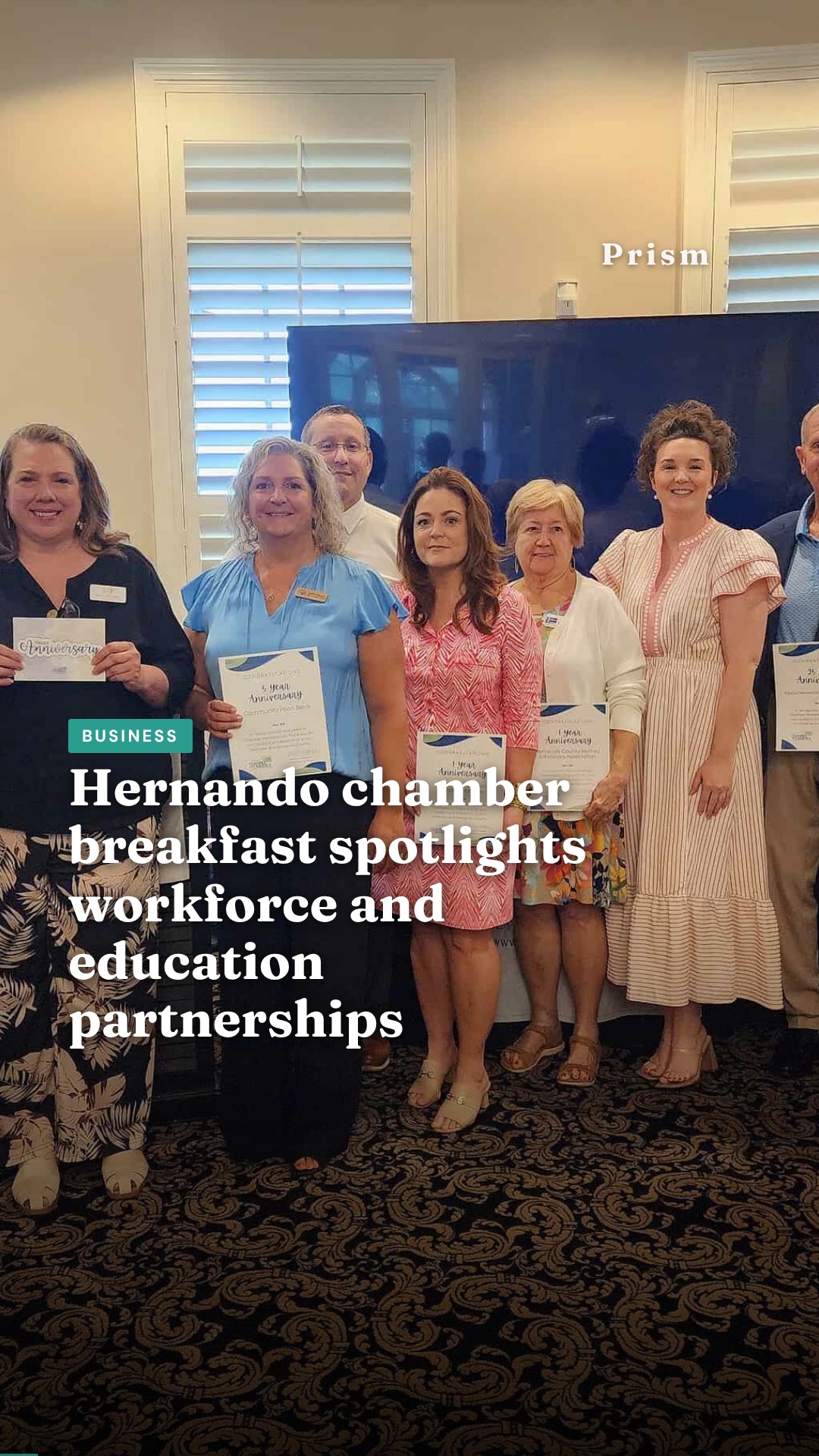 Hernando chamber breakfast spotlights workforce and education partnerships