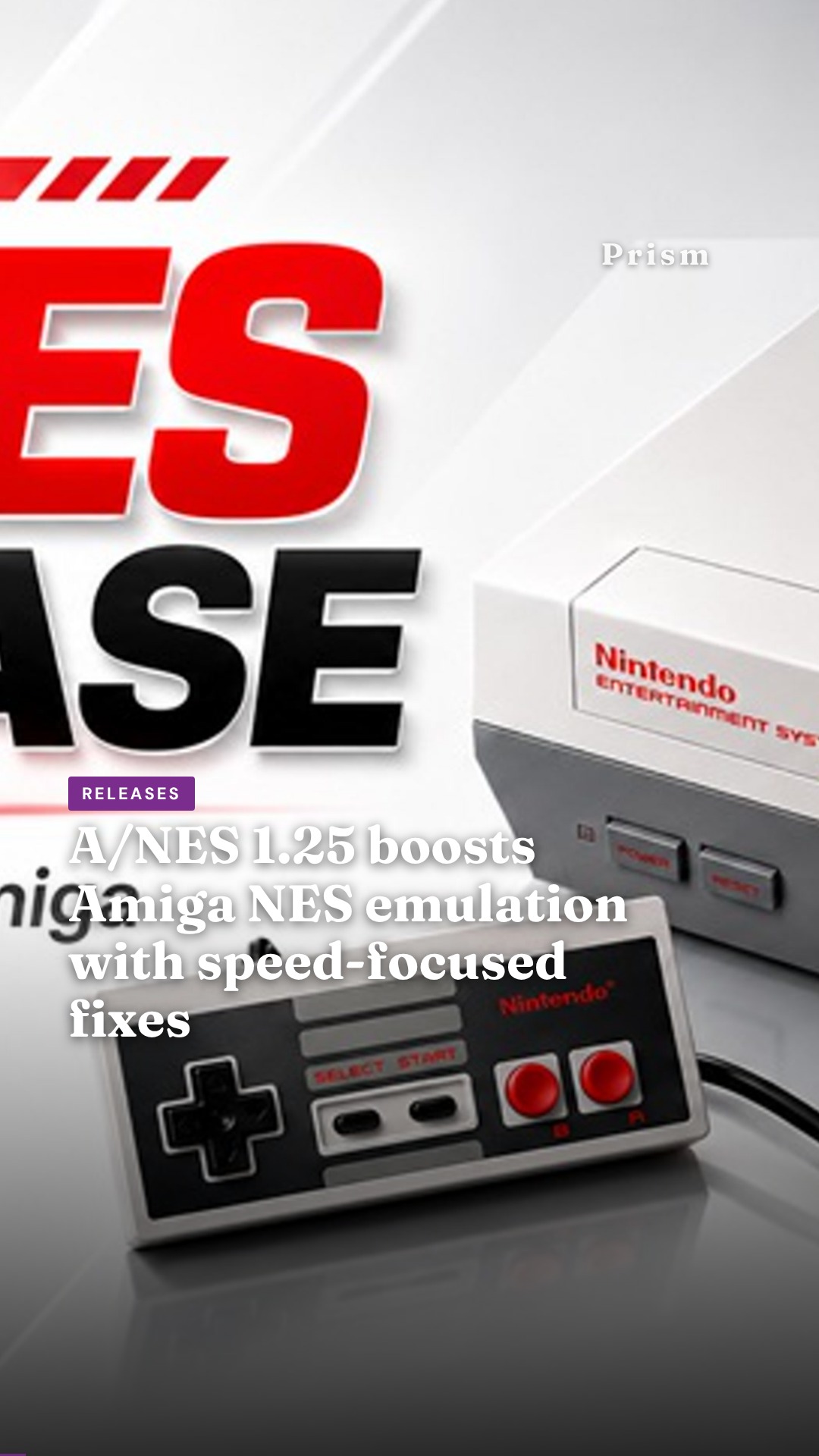 A/NES 1.25 boosts Amiga NES emulation with speed-focused fixes