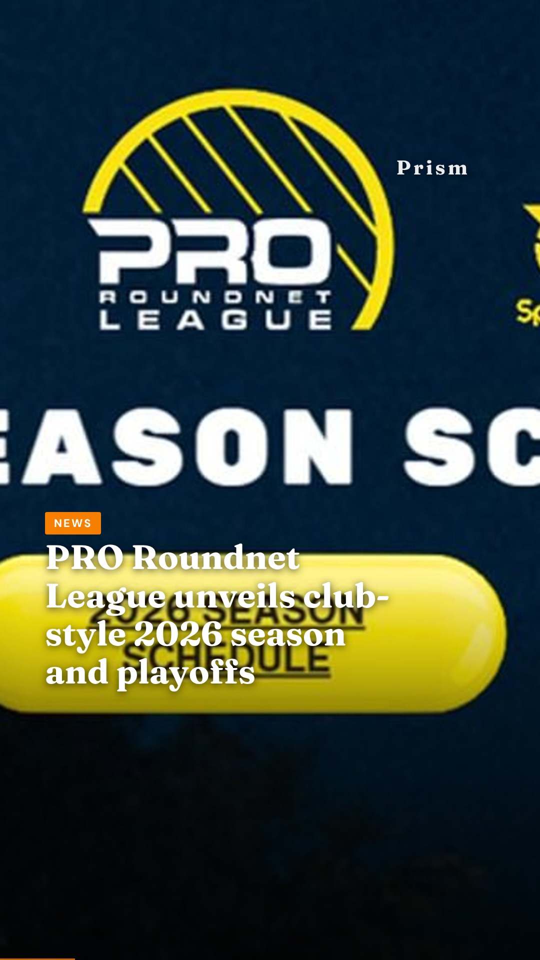 PRO Roundnet League unveils club-style 2026 season and playoffs