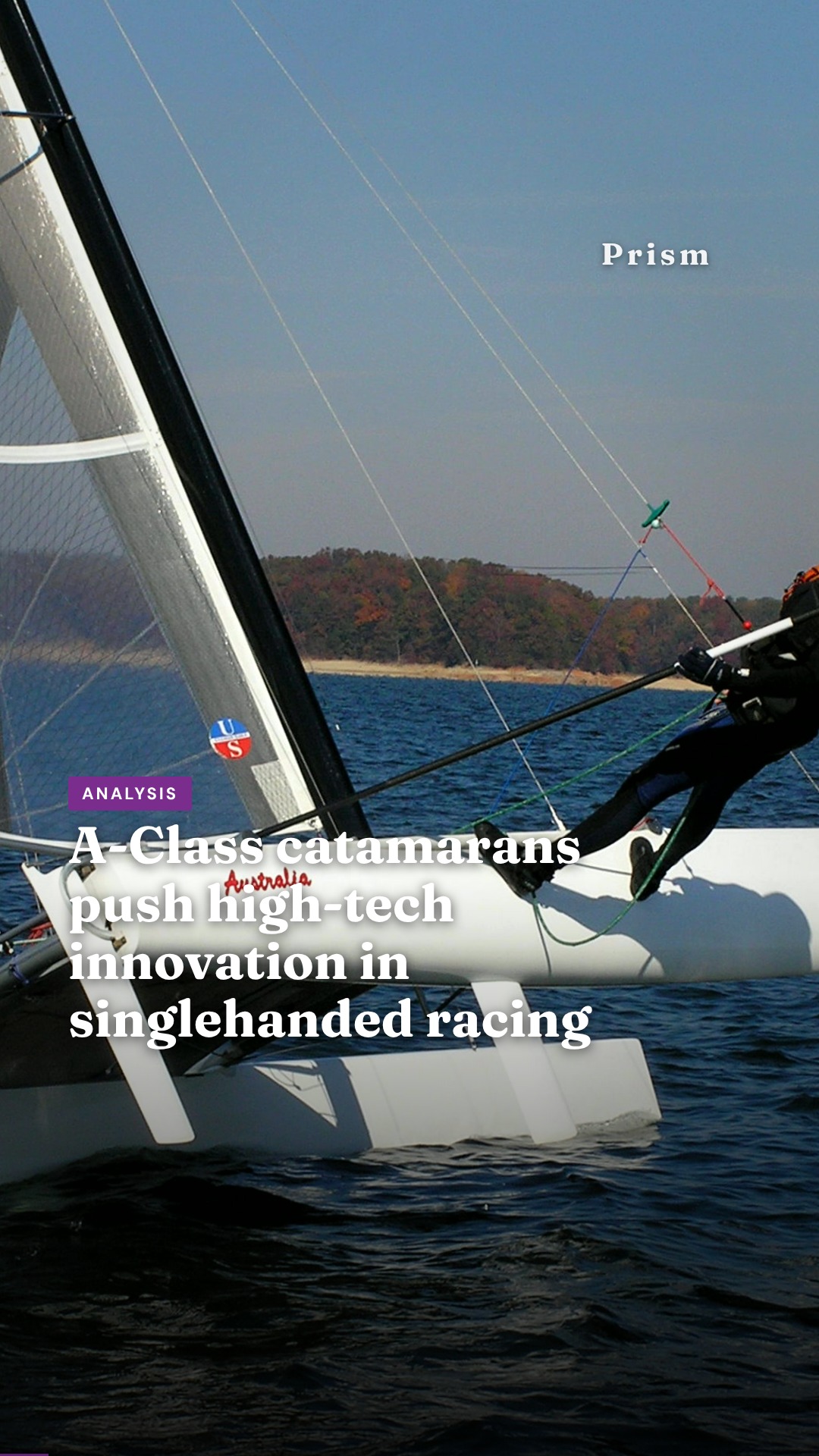 A-Class catamarans push high-tech innovation in singlehanded racing