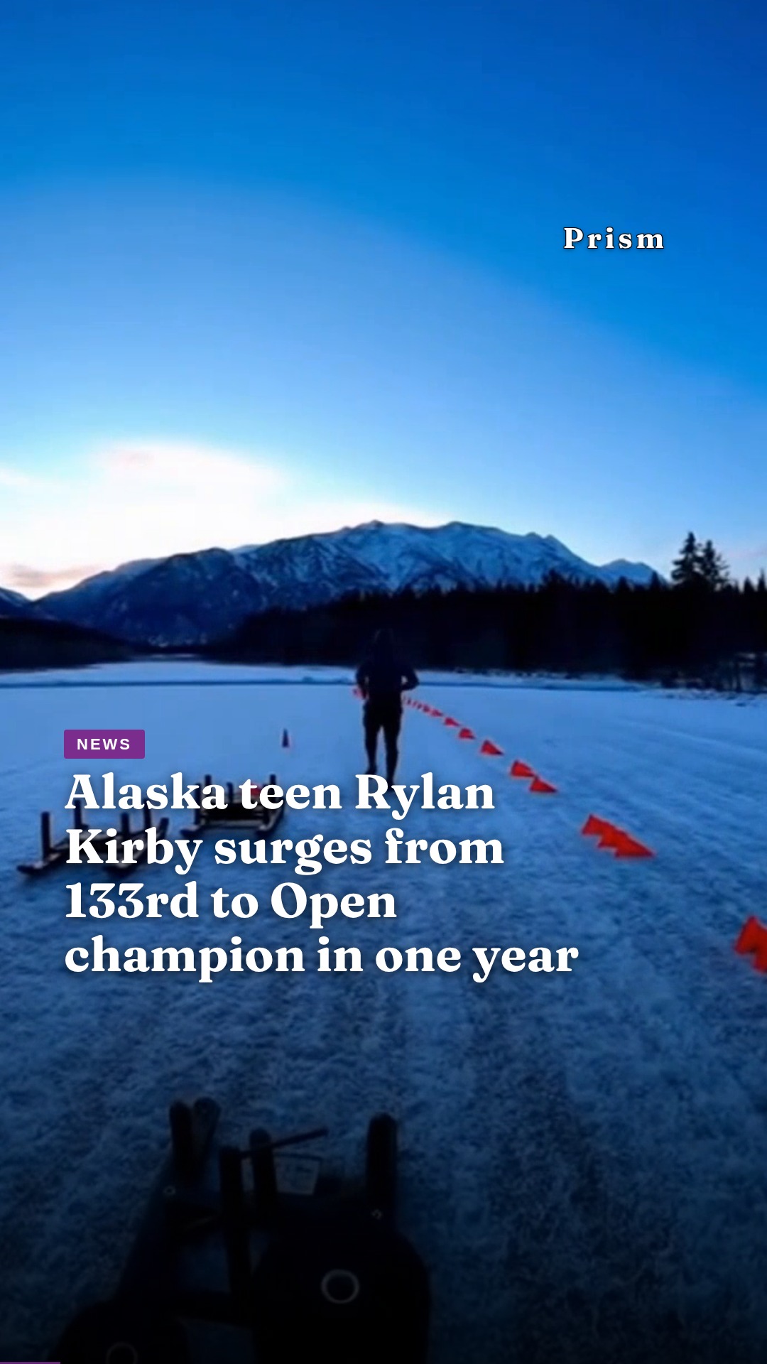 Alaska teen Rylan Kirby surges from 133rd to Open champion in one year