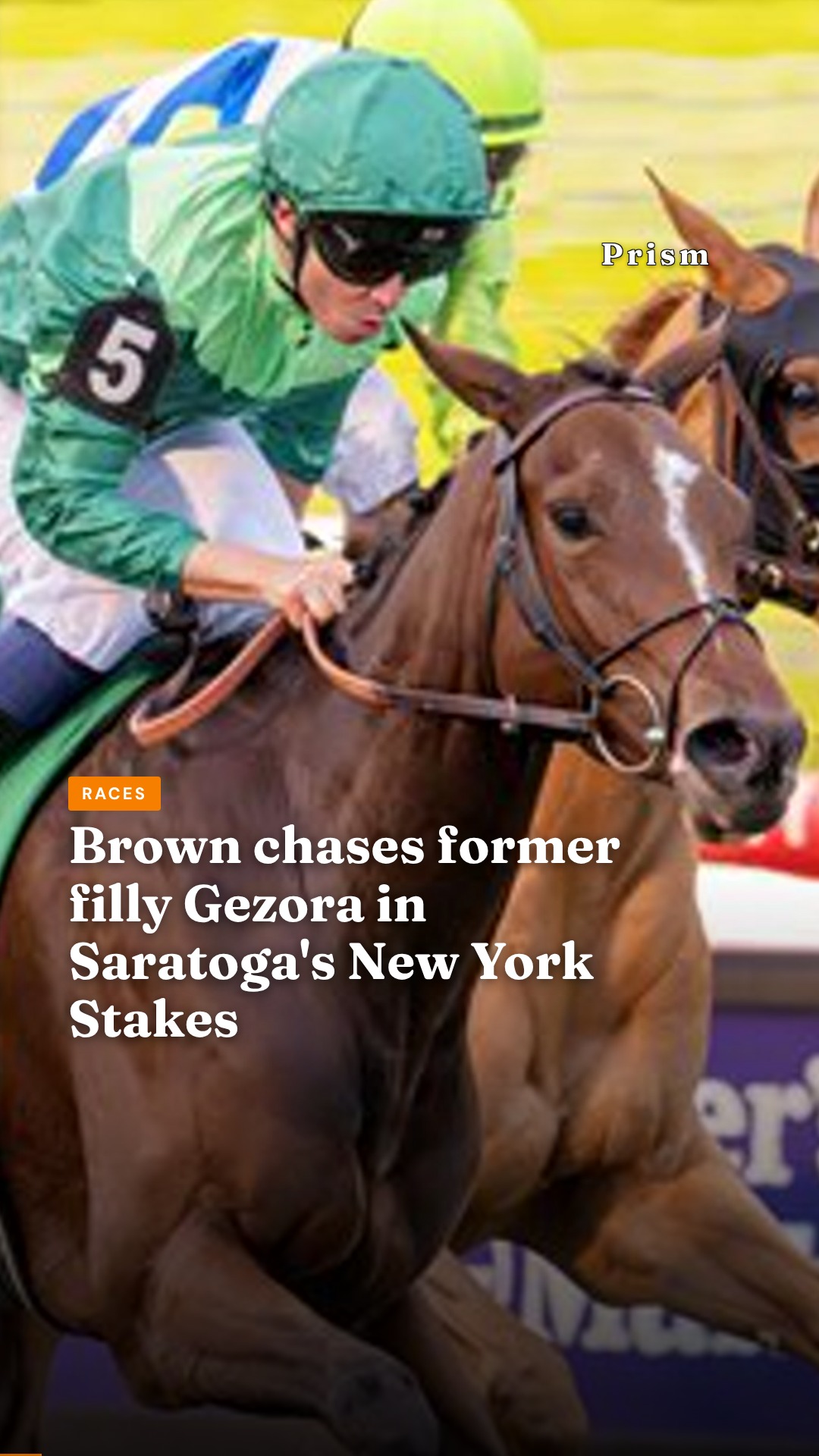 Brown chases former filly Gezora in Saratoga's New York Stakes
