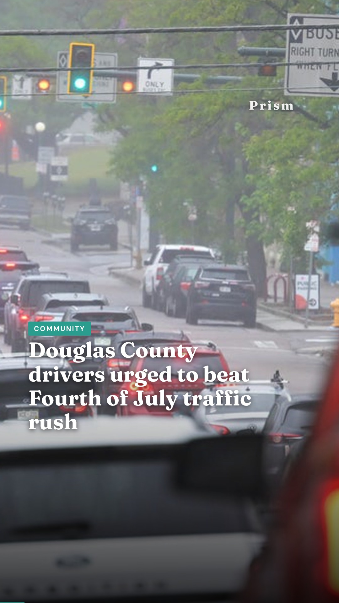 Douglas County drivers urged to beat Fourth of July traffic rush