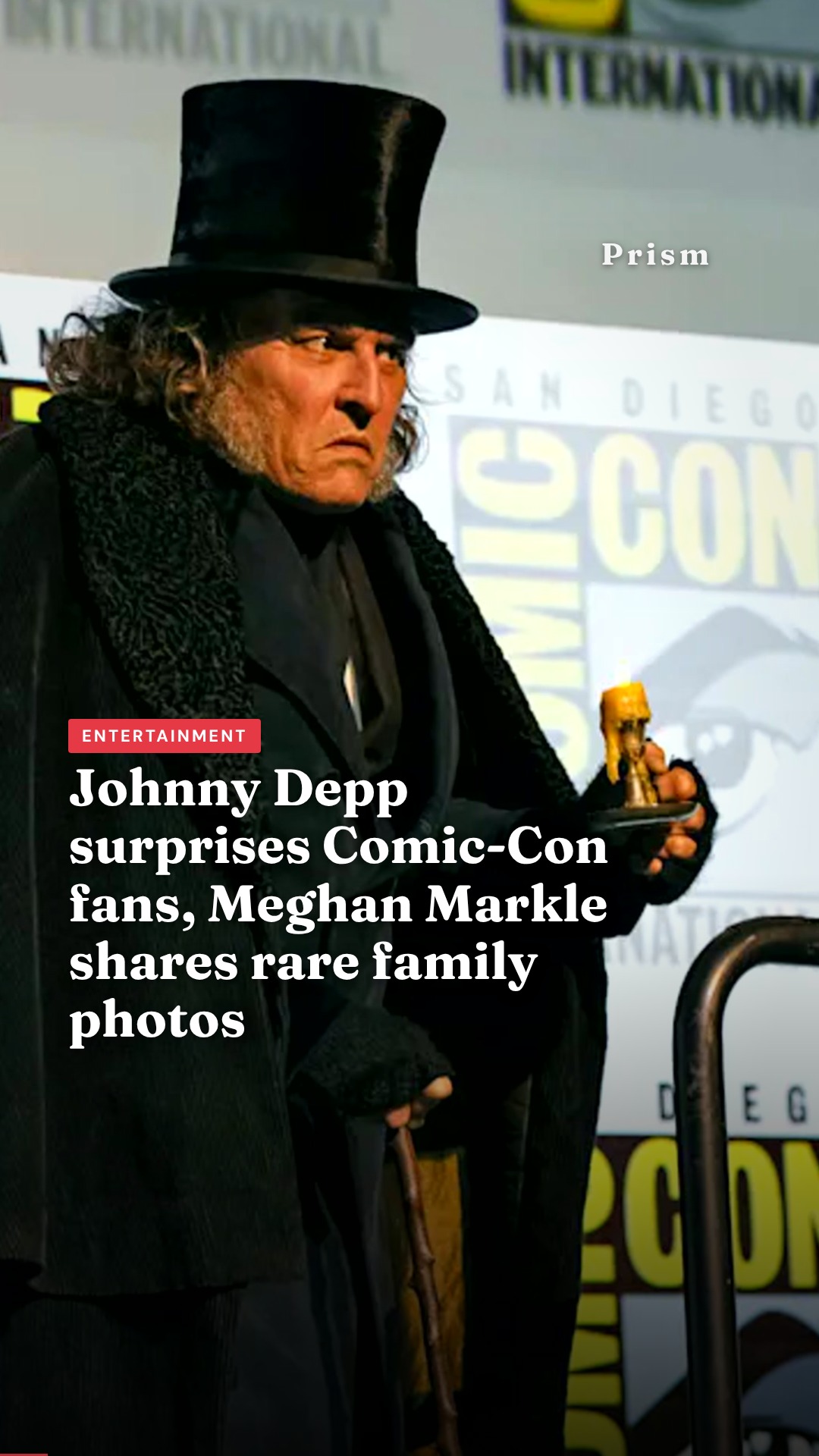 Johnny Depp surprises Comic-Con fans, Meghan Markle shares rare family photos