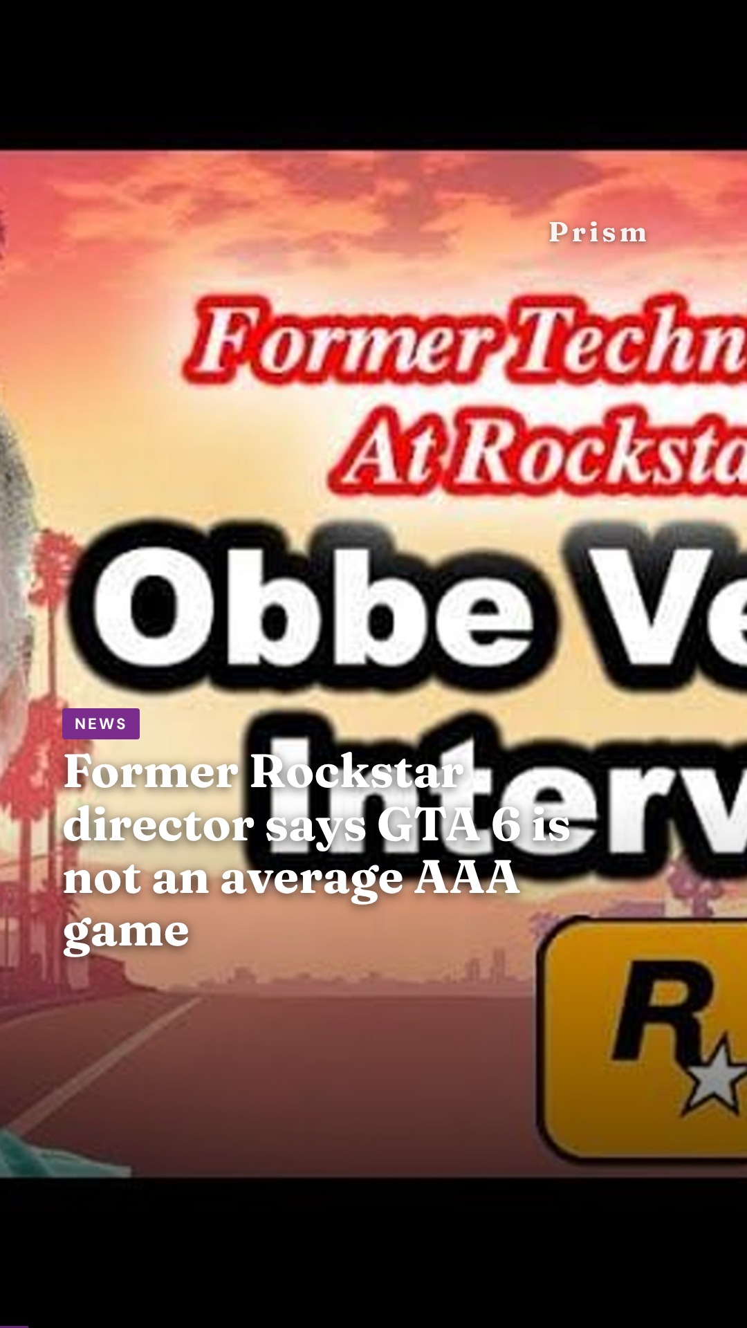 Former Rockstar director says GTA 6 is not an average AAA game
