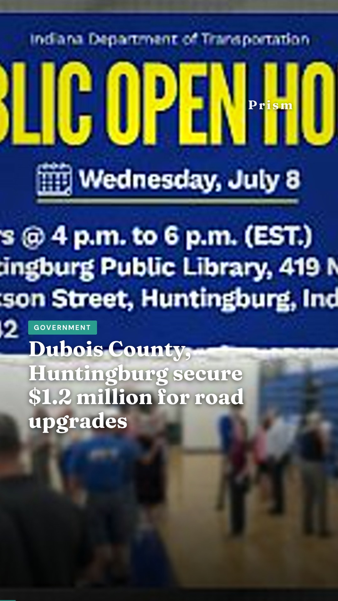 Dubois County, Huntingburg secure $1.2 million for road upgrades