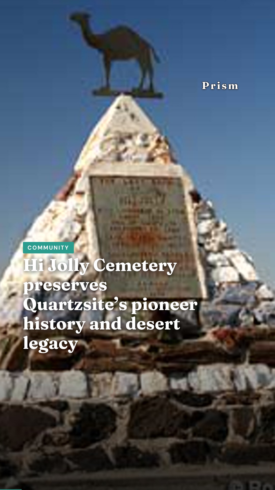 Hi Jolly Cemetery preserves Quartzsite’s pioneer history and desert legacy