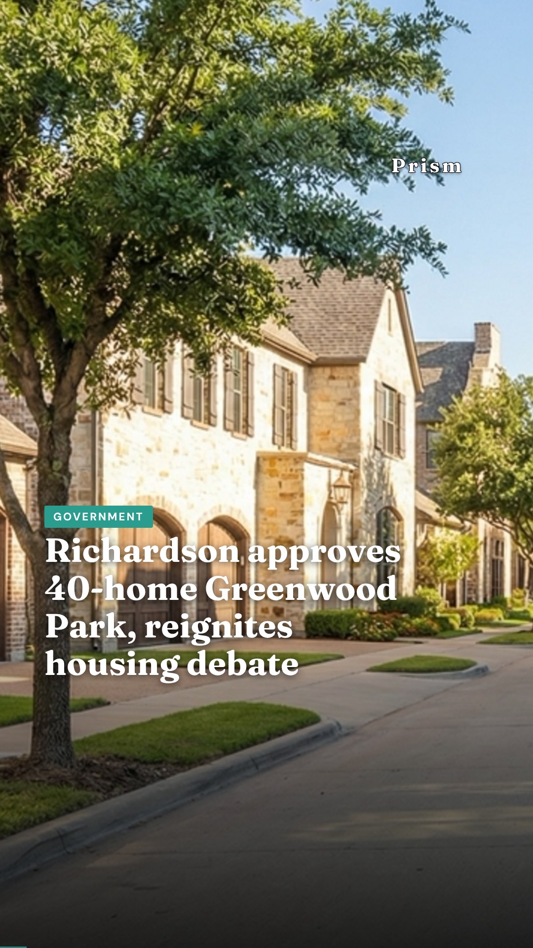 Richardson approves 40-home Greenwood Park, reignites housing debate