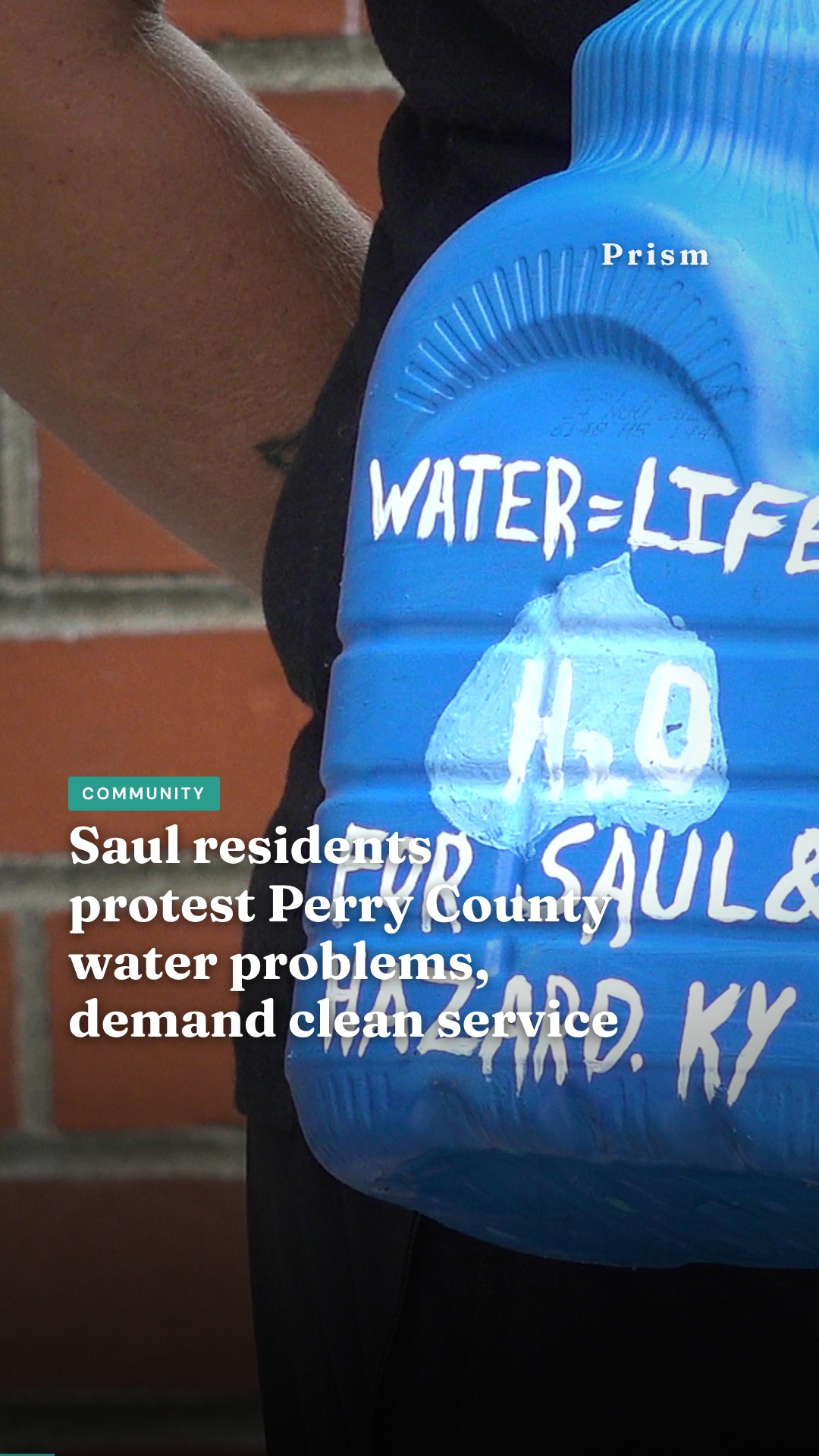 Saul residents protest Perry County water problems, demand clean service
