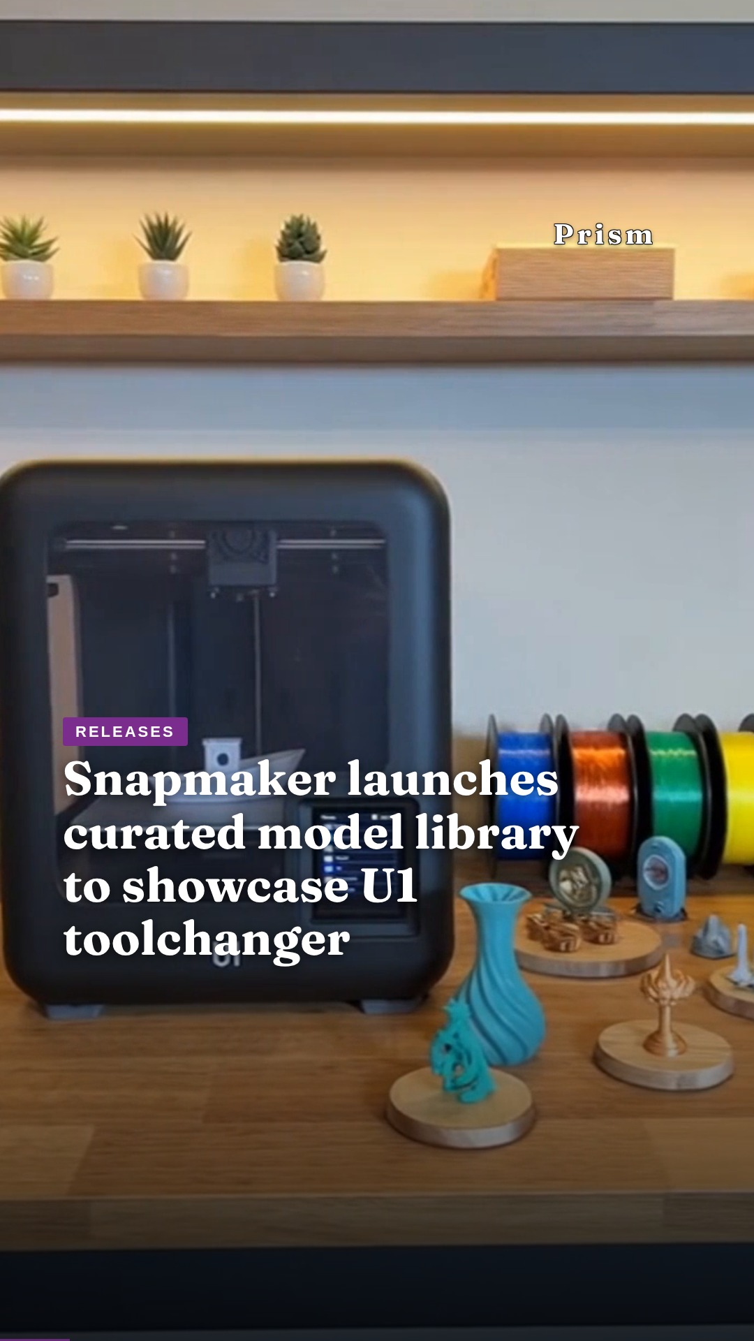 Snapmaker launches curated model library to showcase U1 toolchanger
