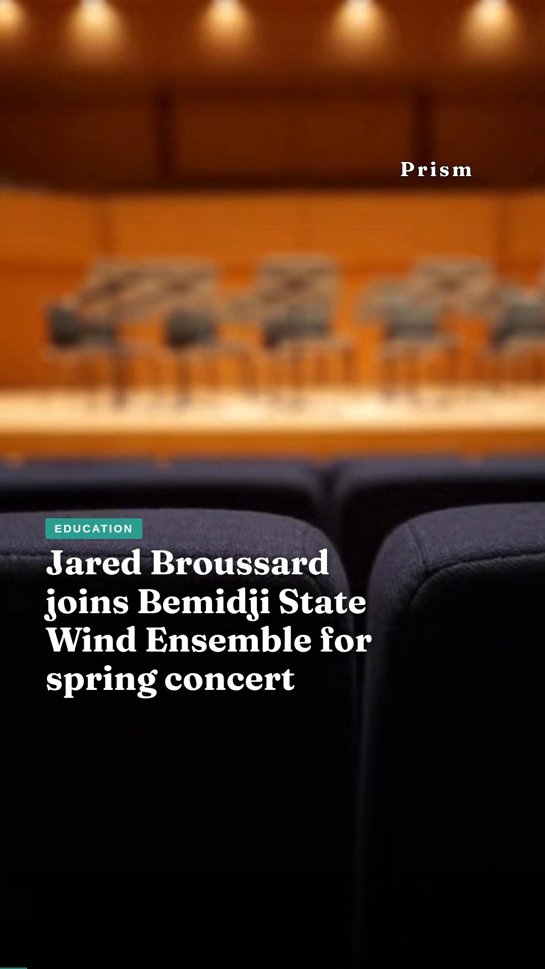 Jared Broussard joins Bemidji State Wind Ensemble for spring concert