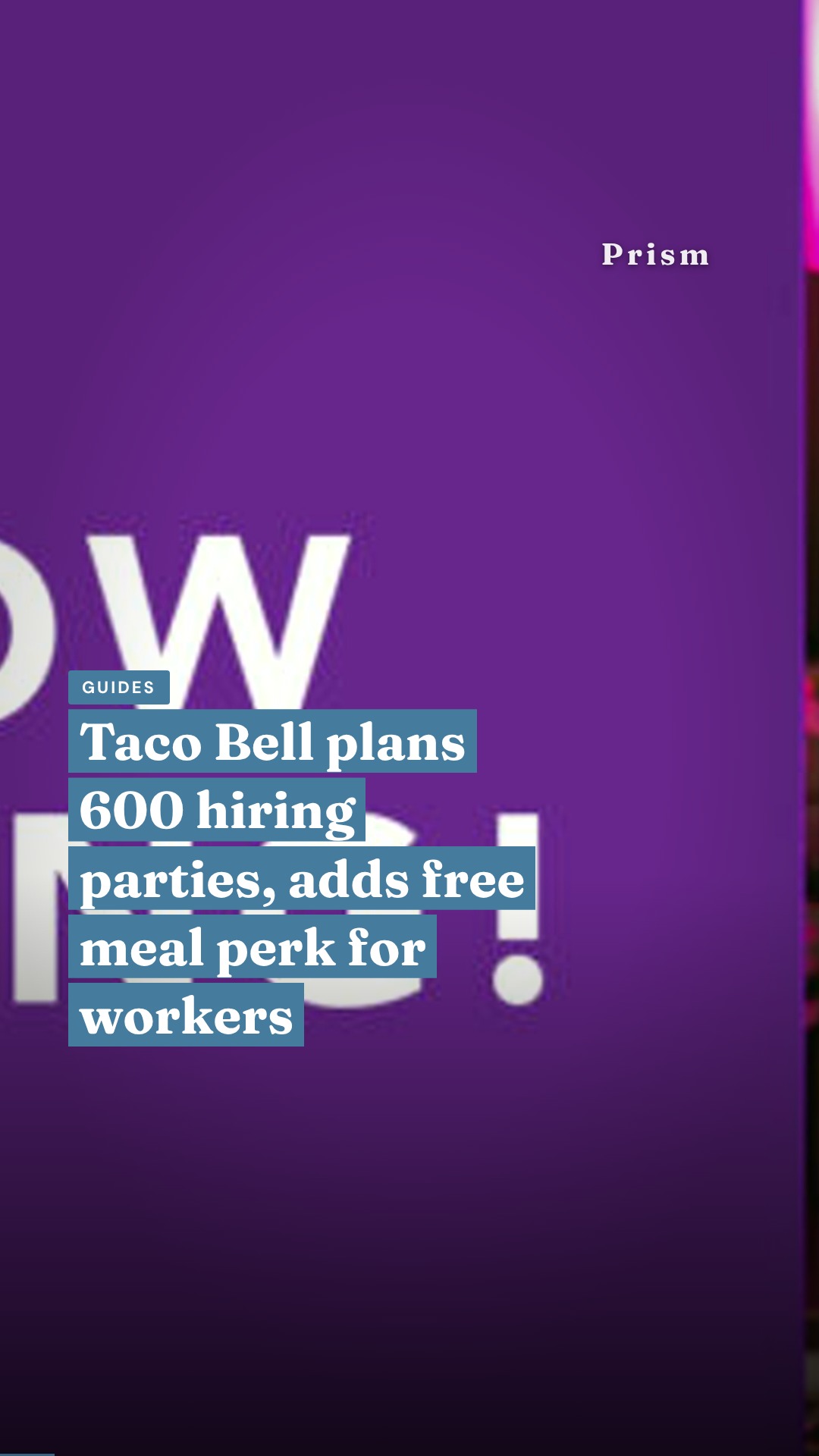 Taco Bell plans 600 hiring parties, adds free meal perk for workers