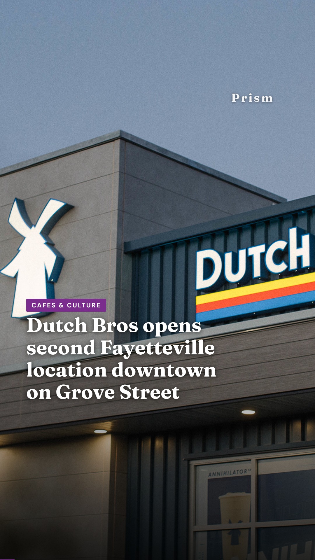 Dutch Bros opens second Fayetteville location downtown on Grove Street