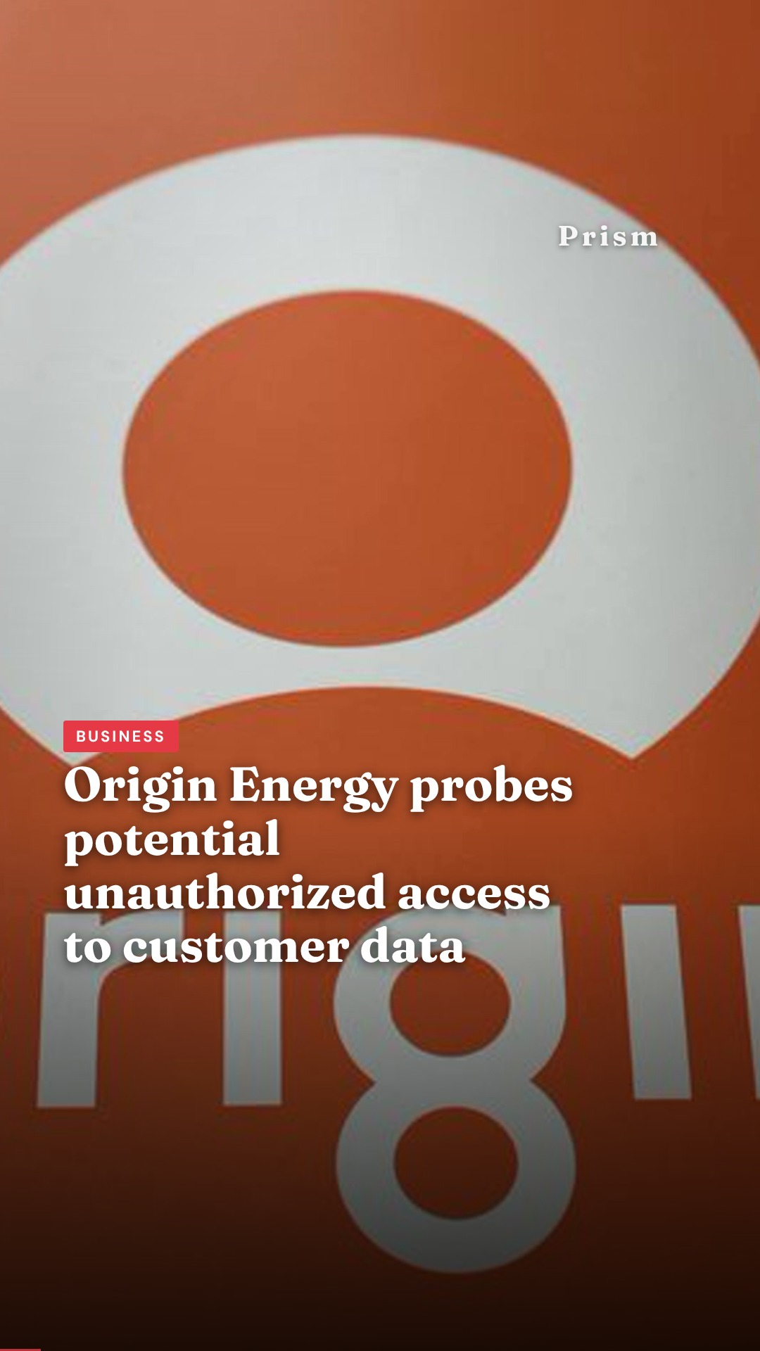 Origin Energy probes potential unauthorized access to customer data